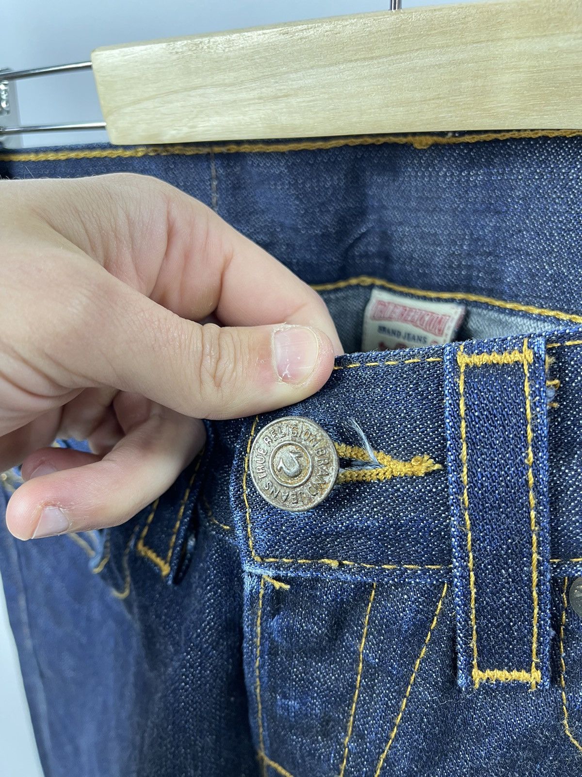 True Religion True Religion Jeans Dark Blue Women’s Y2K Denim Size 28 USA Size 28" / US 6 / IT 42 - 5 Thumbnail