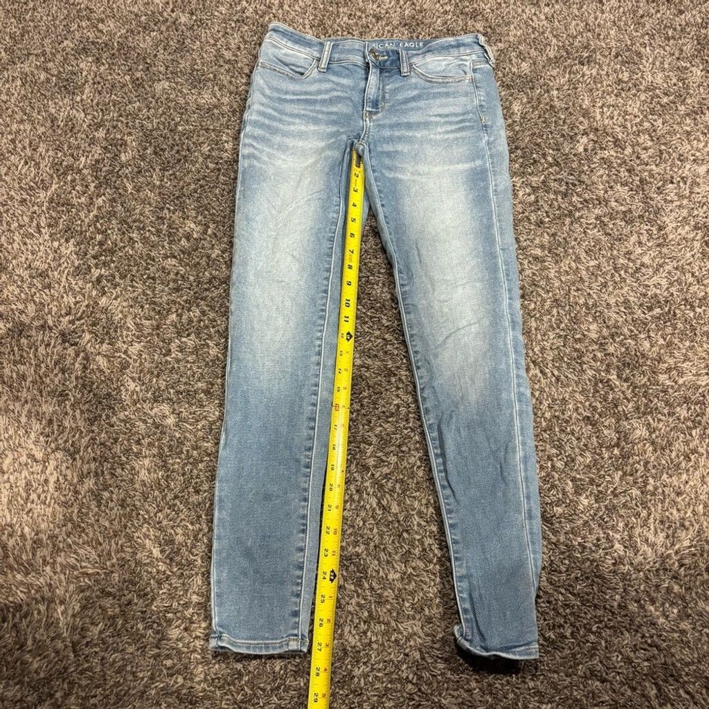 American Eagle Outfitters American Eagle Outfitters Light Blue Jegging Jeans Size 27" / US 4 / IT 40 - 5 Thumbnail