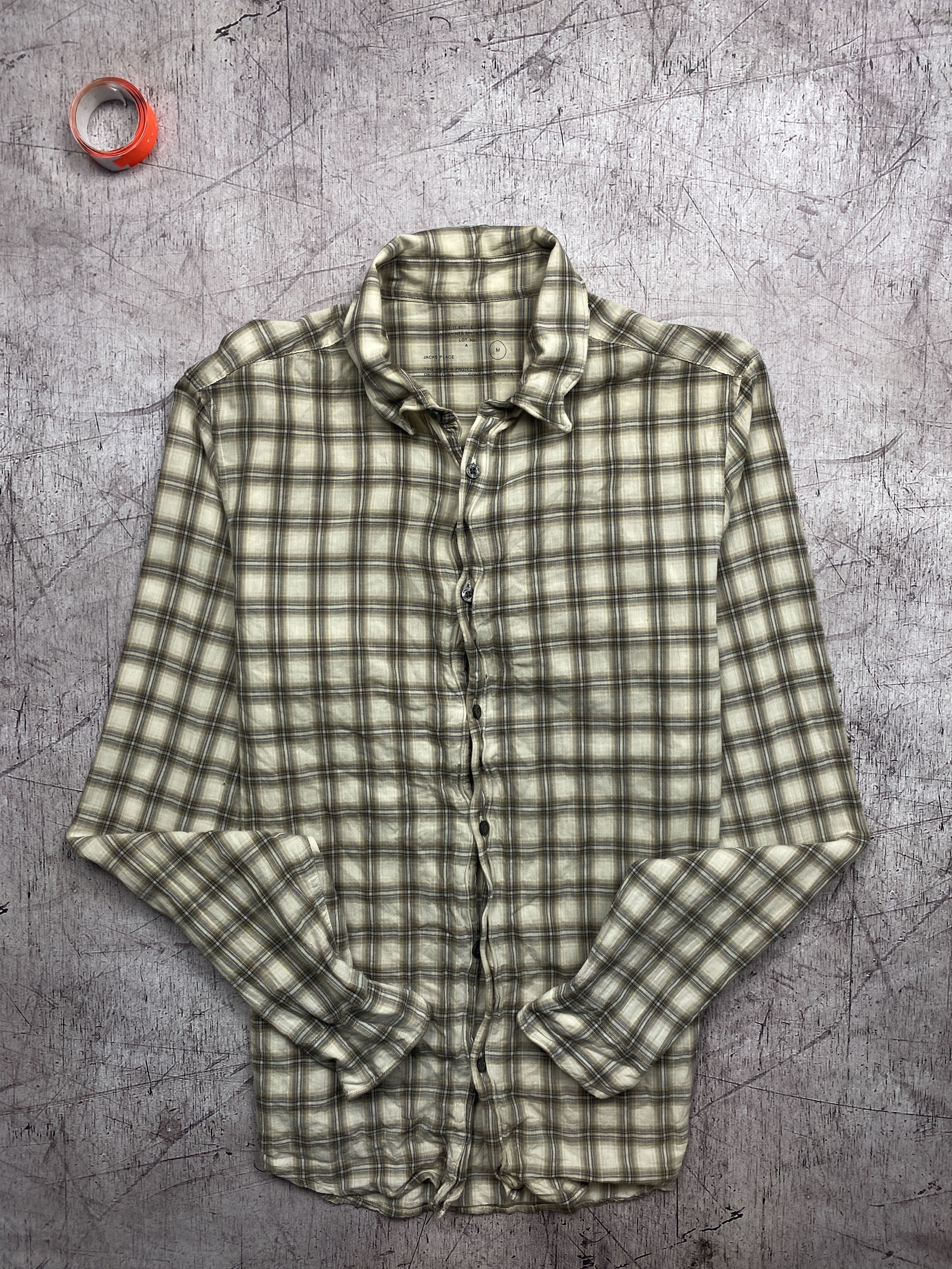 Allsaints Allsaints Potsdam vintage plaid long sleeve shirt Size US M / EU 48-50 / 2 - 1 Thumbnail