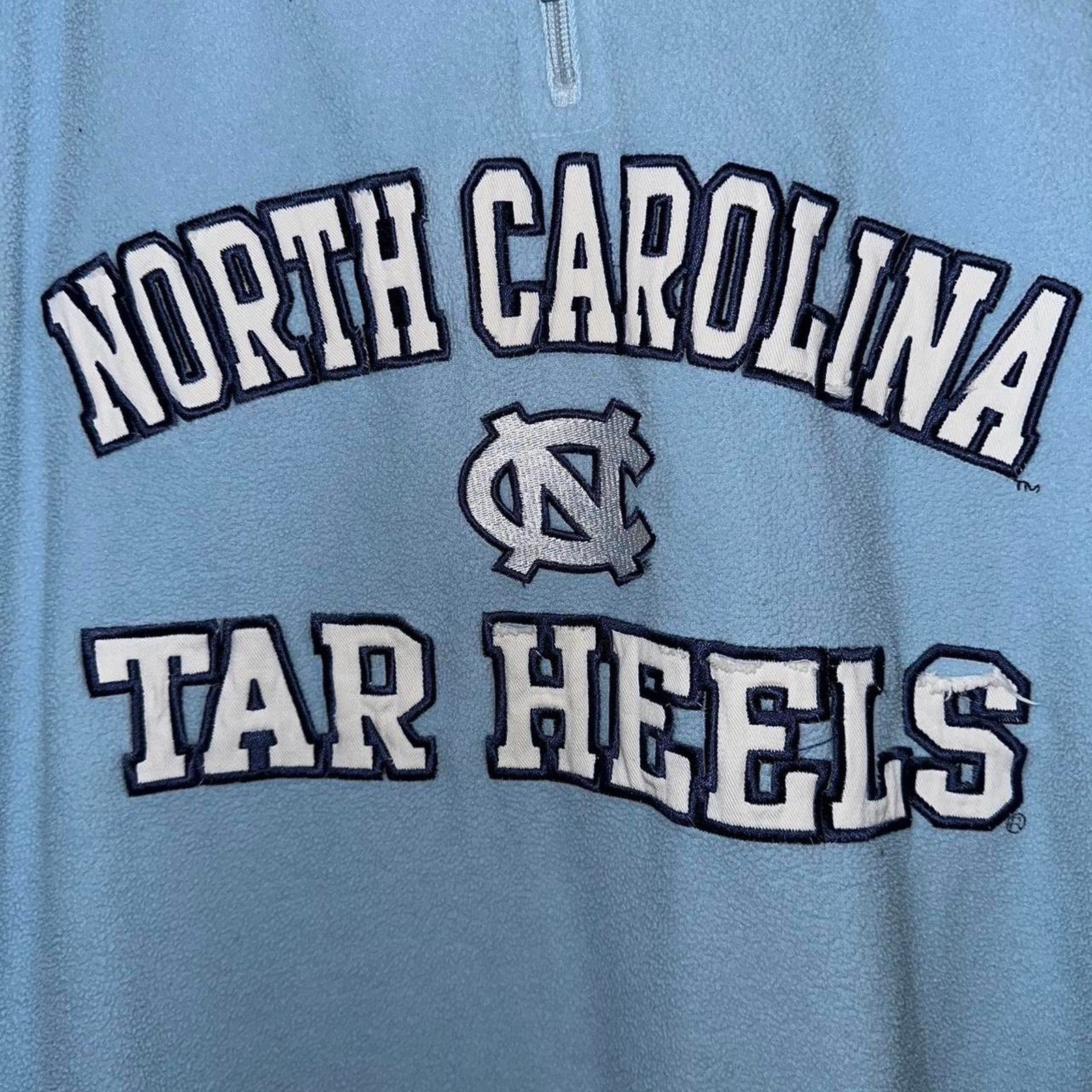 Vintage Vintage UNC Tarheels 1/4 Zip Pullover Sweater size 2XL Size US XXL / EU 58 / 5 - 2 Thumbnail