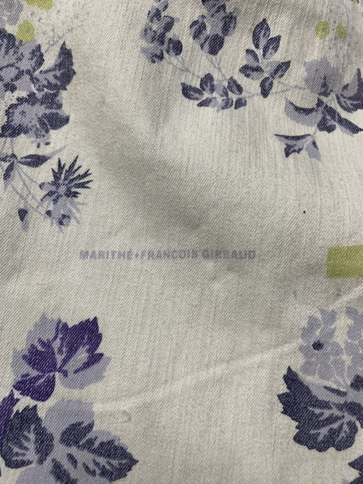 Marithe + Francois Girbaud 2000s Le Casual De Marithe Francois Girbaud Floral Pants Size 30" / US 8 / IT 44 - 15 Thumbnail