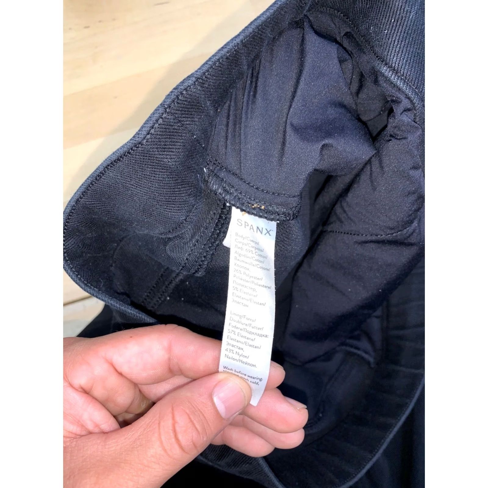 Spanx Spanx Leggings Women L Black Ankle Shaping Stretch Casual Size 36" / US 14 / IT 50 - 3 Thumbnail