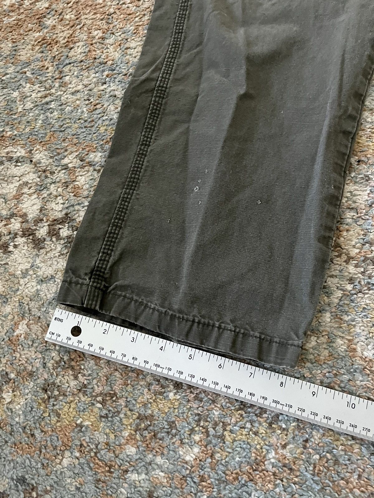 Vintage × Wrangler VTG wrangler Riggs workwear pants 36 paint distressed Size US 36 / EU 52 - 9 Thumbnail