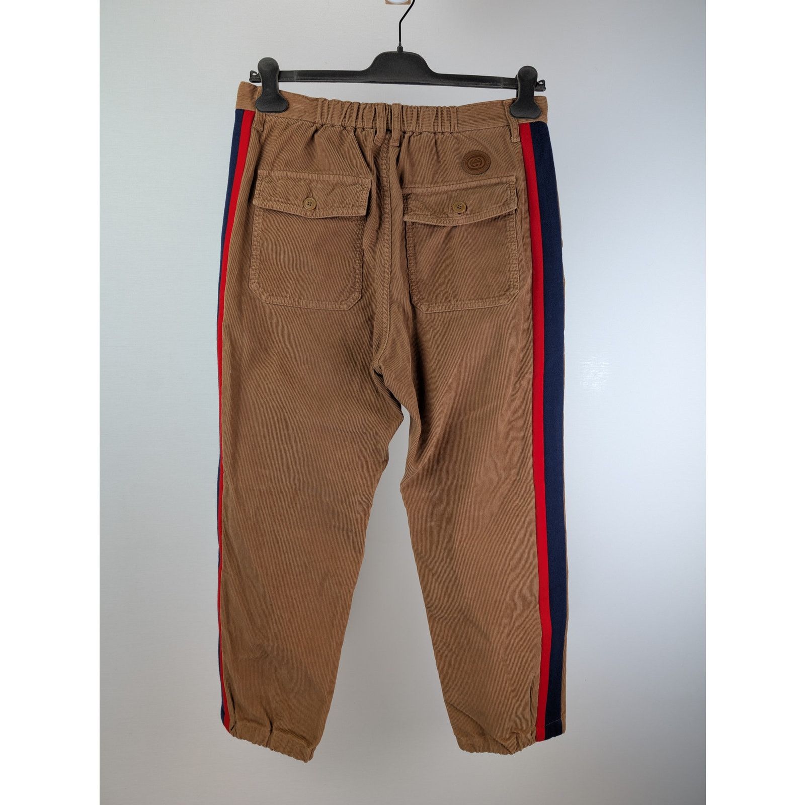 Gucci o1rshd1 Dyed Wash Velvet W/Melton Pant in Vintage Camel Size US 34 / EU 50 - 10 Thumbnail