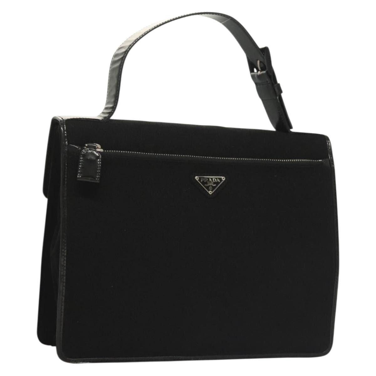 Prada PRADA Hand Bag Canvas Black Silver Size ONE SIZE - 1 Thumbnail