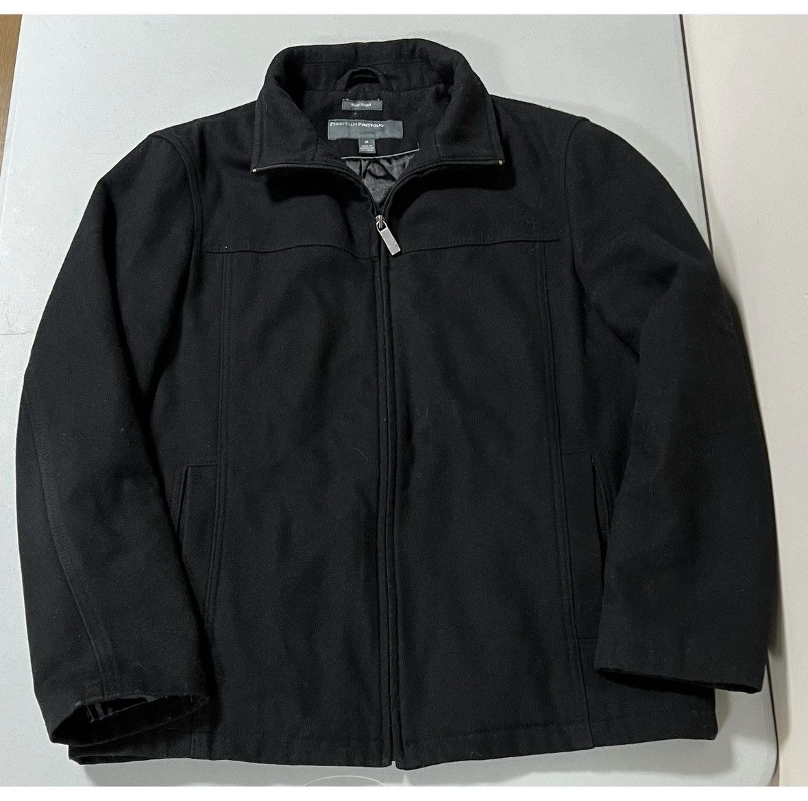 Perry Ellis Perry Ellis Black Wool Peacoat Winter Jacket Outwear Size M Size US M / EU 48-50 / 2 - 8 Thumbnail