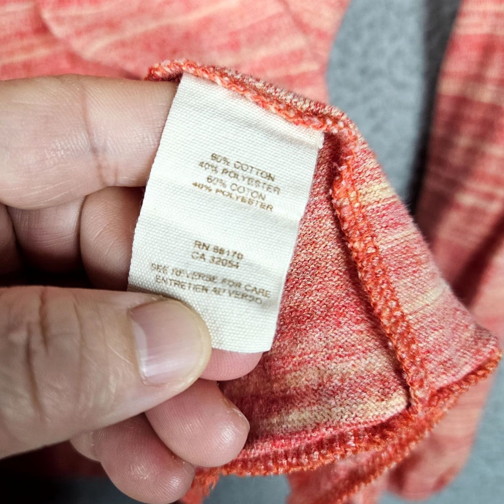 Vintage We The Free By Free People Peasant Top XS Orange Long sleeve Size XS / US 0-2 / IT 36-38 - 6 Thumbnail