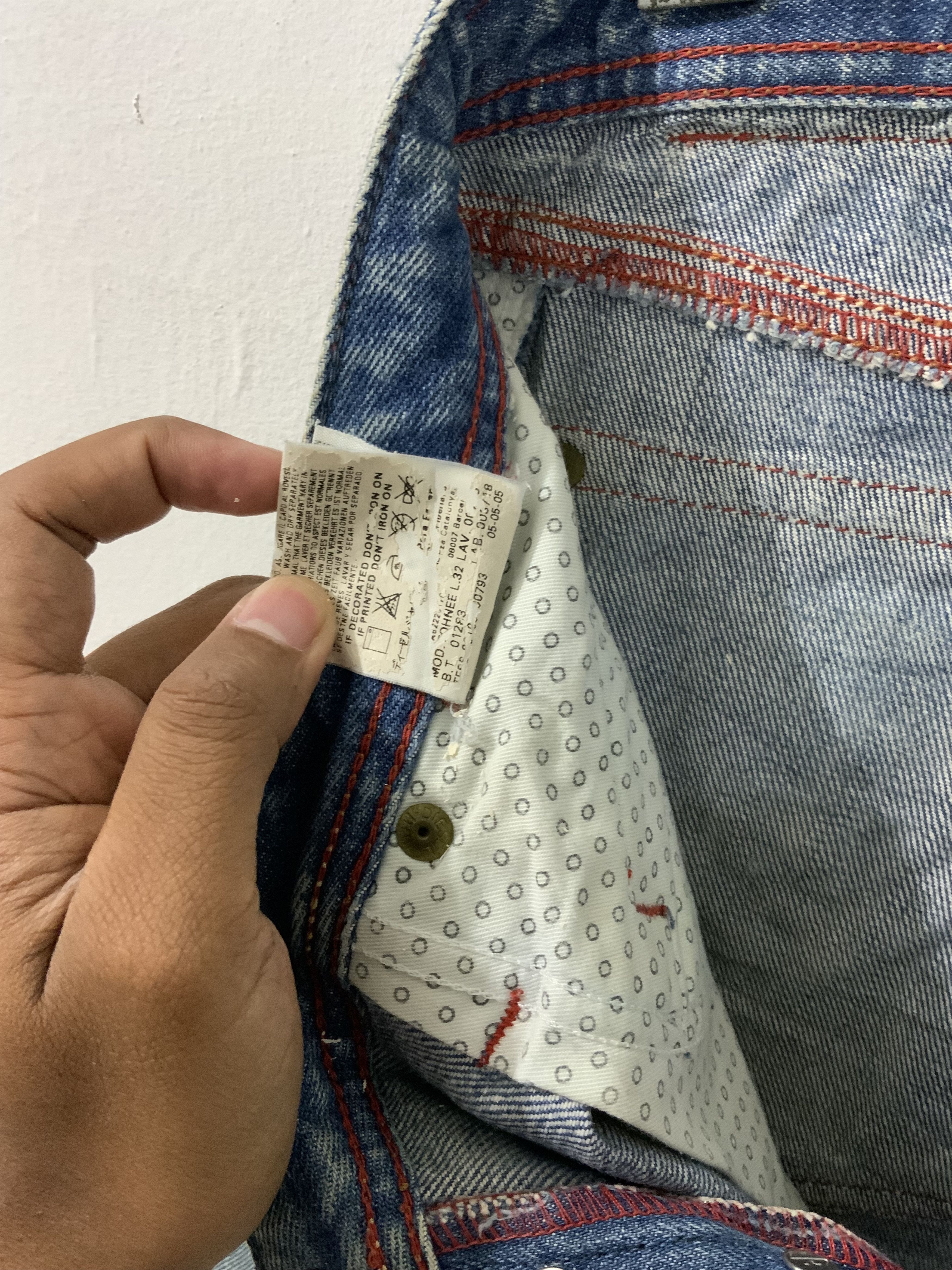 Japanese Brand Diesel Only the Brave Man Denim Division Jeans Size US 28 / EU 44 - 23 Thumbnail