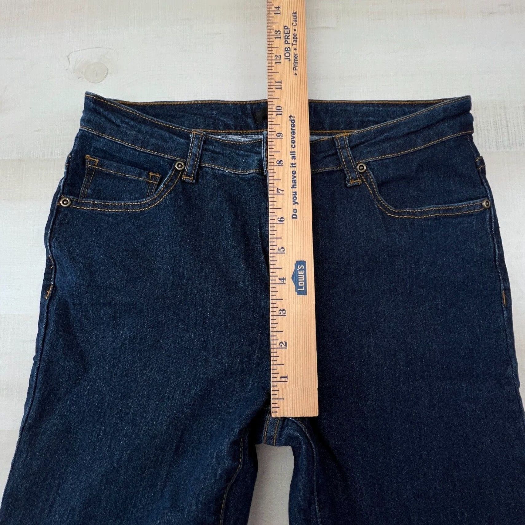 Forever 21 Forever 21 Womens Dark Blue Skinny Jeans 28 Mid Rise Stretch Denim Casual Size 28" / US 6 / IT 42 - 6 Thumbnail
