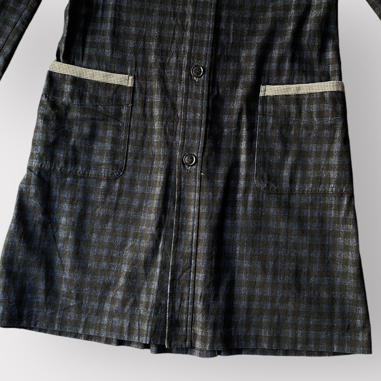 Comme des Garcons Comme Des Garcons Blue Plaid Cotton Dress Size S / US 4 / IT 40 - 3 Thumbnail