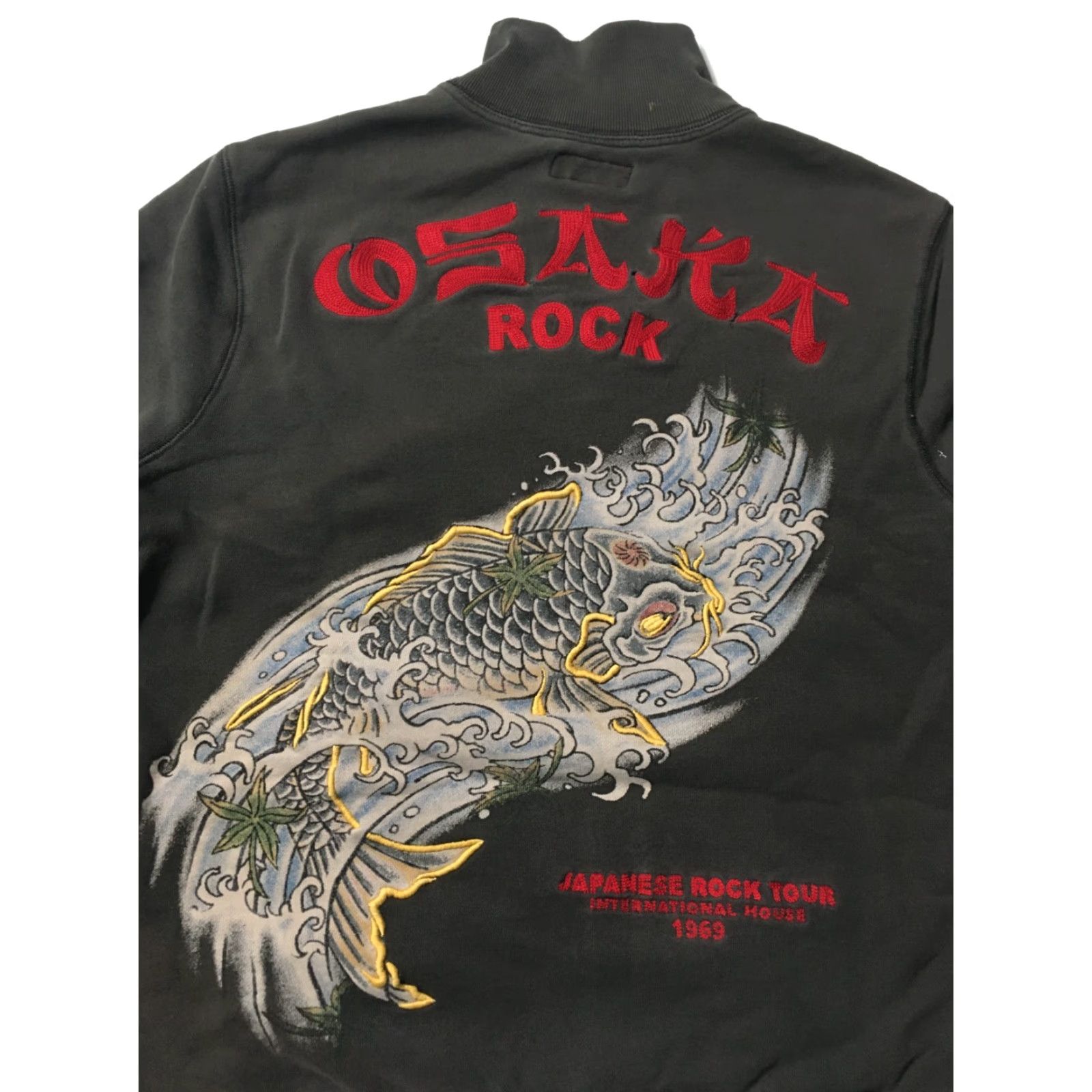 Lucky Brand Vintage Lucky Brand Koi Fish Tattoo Osaka Japan Rock Small Pullover Shirt Size US S / EU 44-46 / 1 - 2 Thumbnail