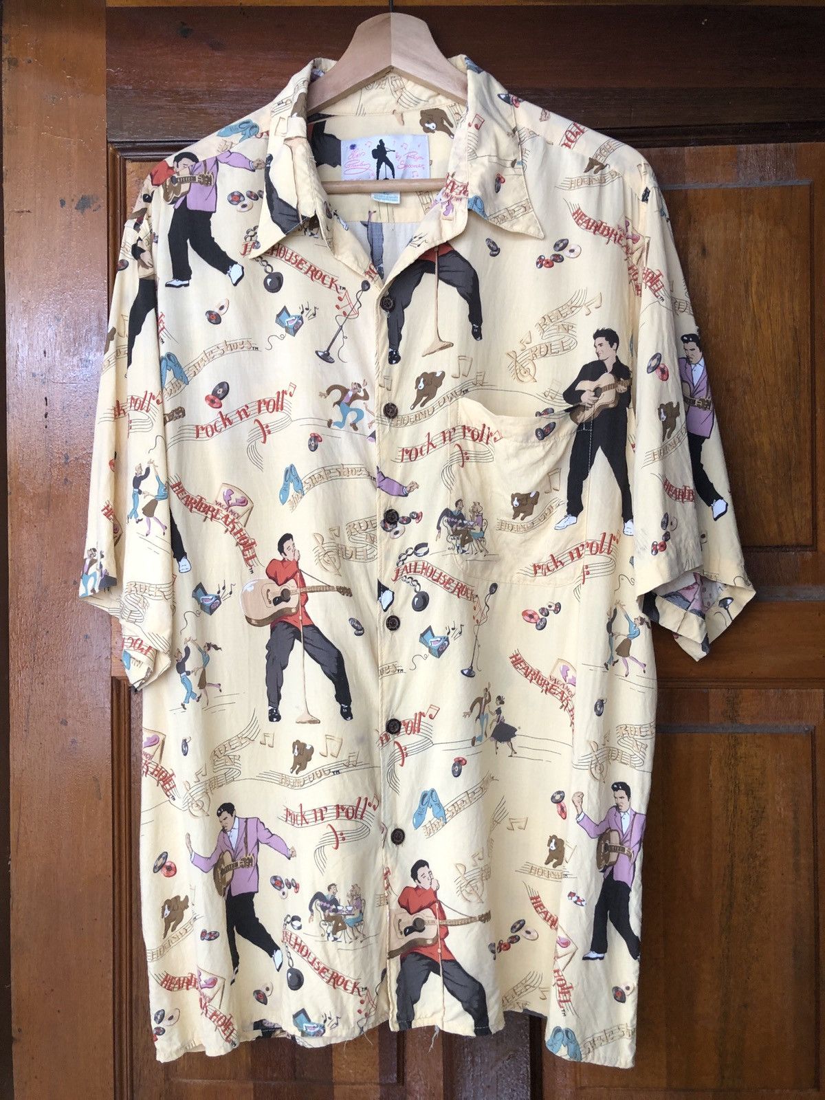 Reyn Spooner Vintage Reyn Spooner Elvis Presley Hawaiian Rayon Shirt Size US L / EU 52-54 / 3 - 1 Thumbnail