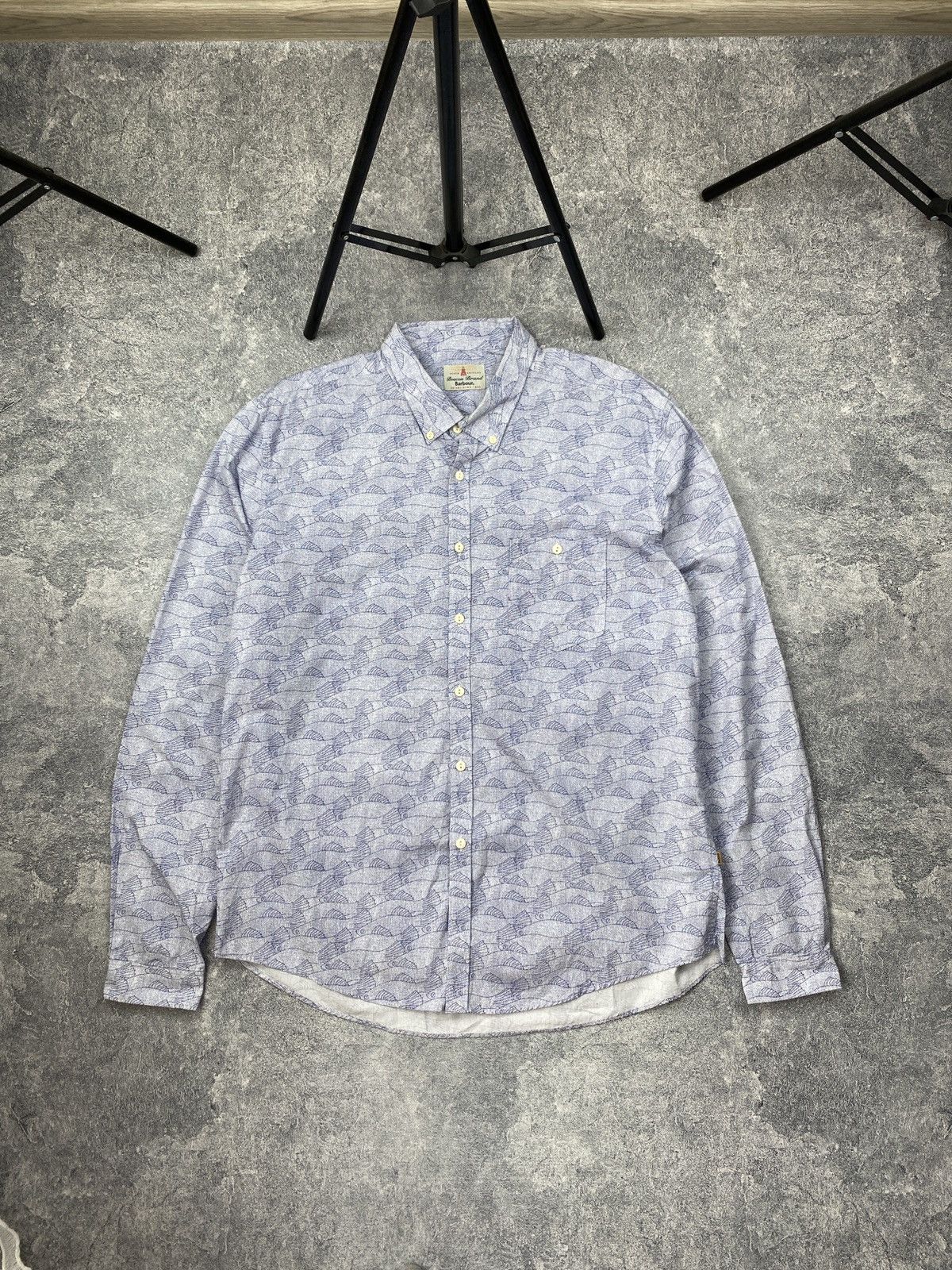 Barbour × Flannel × Vintage Barbour Vintage Mens Shirt Size US XXL / EU 58 / 5 - 1 Thumbnail