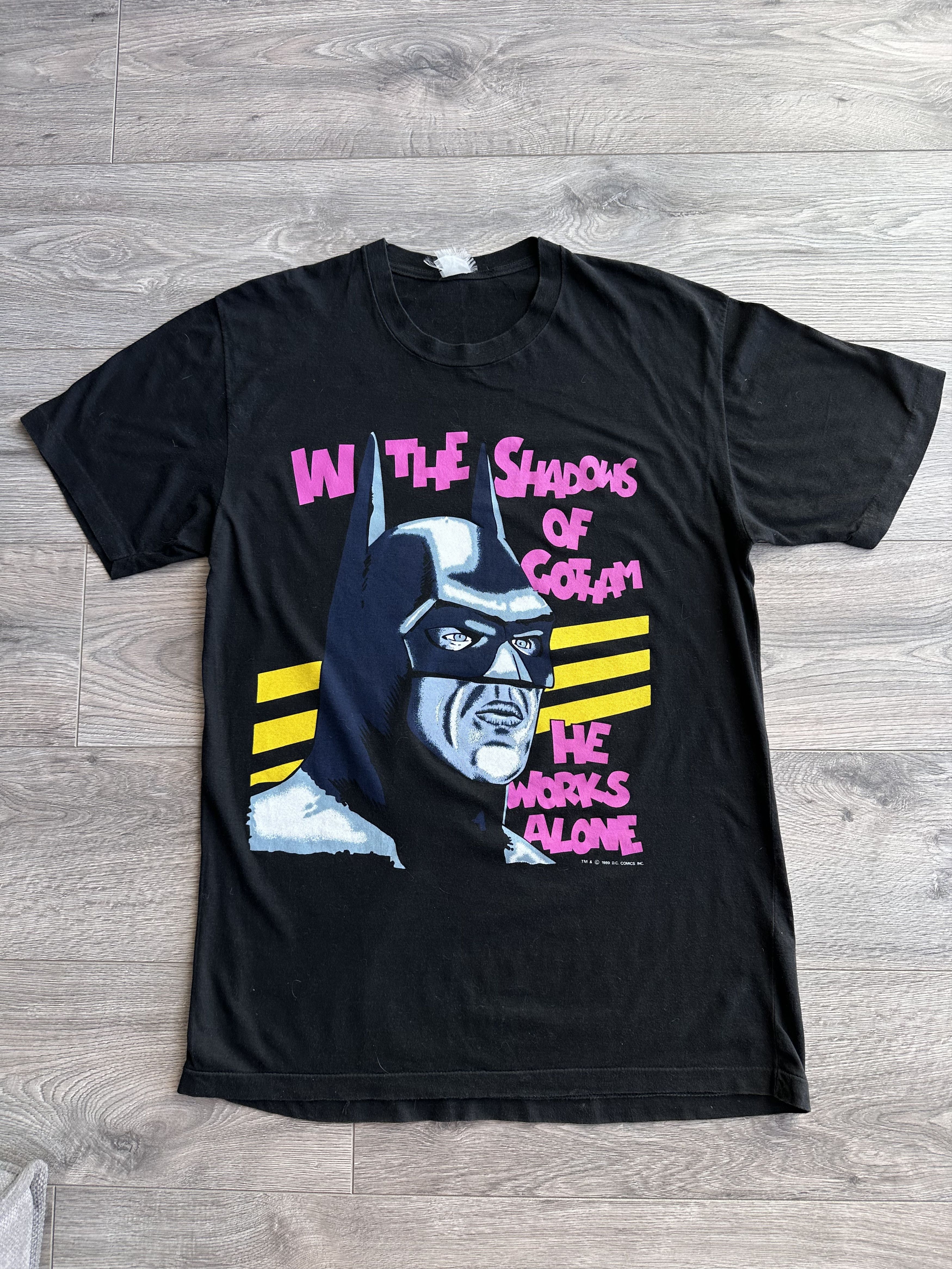 Vintage Batman vintage t shirt 1989 Size US M / EU 48-50 / 2 - 2 Thumbnail