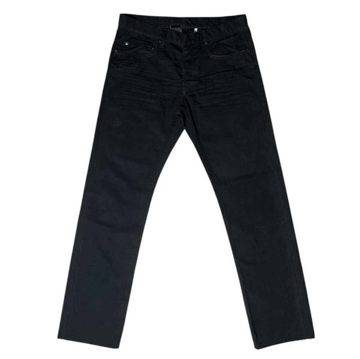 Hedi Slimane Dior Homme SS 2005 BECK/UNTITLED Black Whiskered Pants Size US 31 - 1 Thumbnail