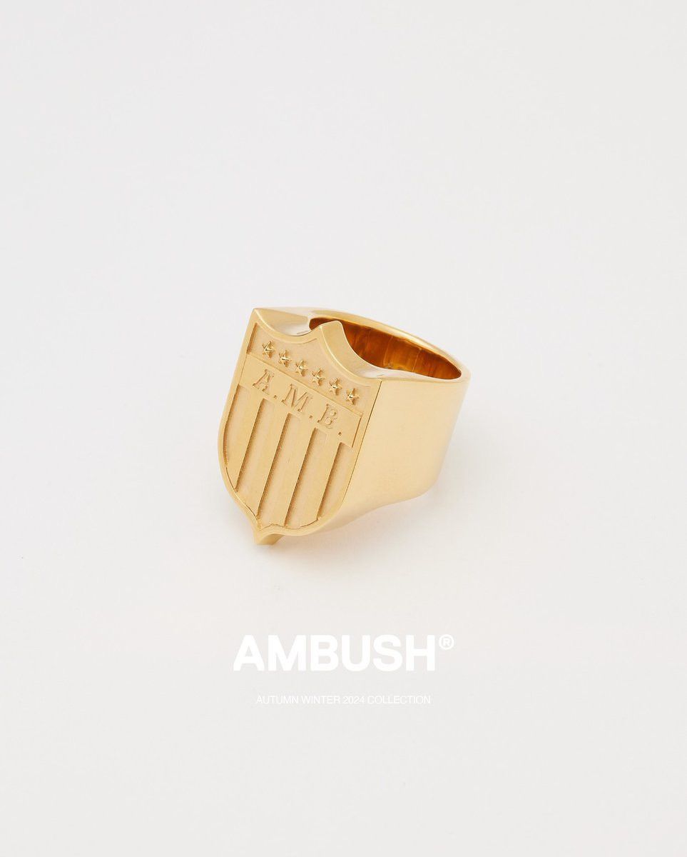 Ambush Design AMBUSHw Varsity Shield ring Made in Japan Silver 925 Size ONE SIZE - 1 Thumbnail