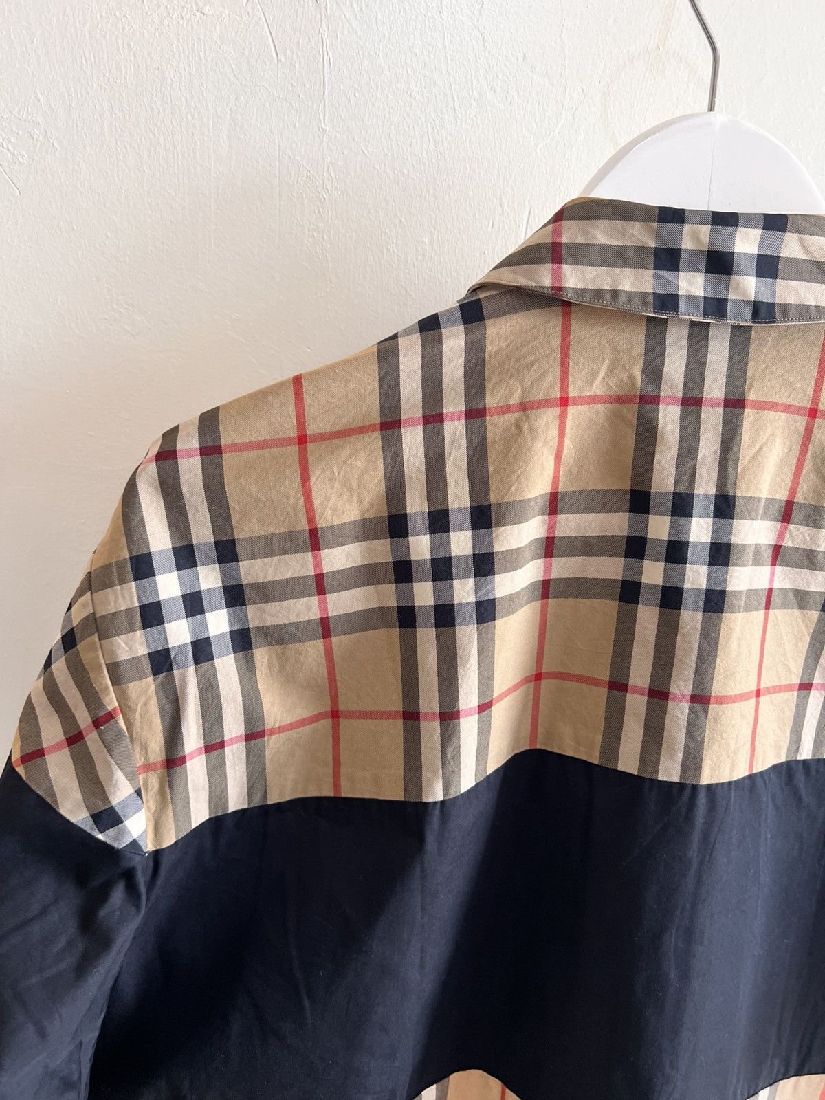 Burberry BURBERRY COLOR BLOCK PLAID ZIP JACKET Size US L / EU 52-54 / 3 - 5 Thumbnail