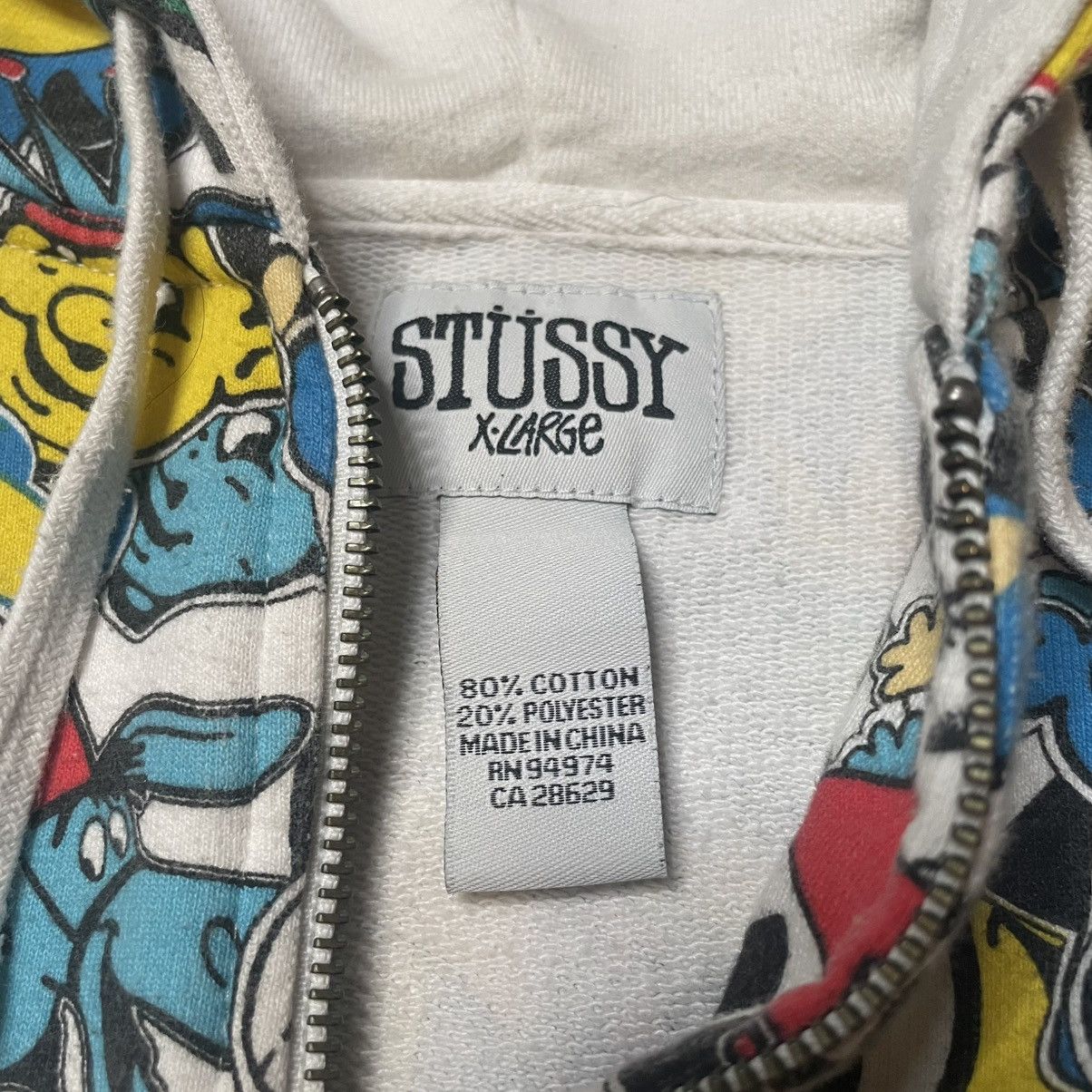 Stussy Vintage Stussy Girls Headz All Over Print Hoodie XL Clean Size US XL / EU 56 / 4 - 3 Thumbnail