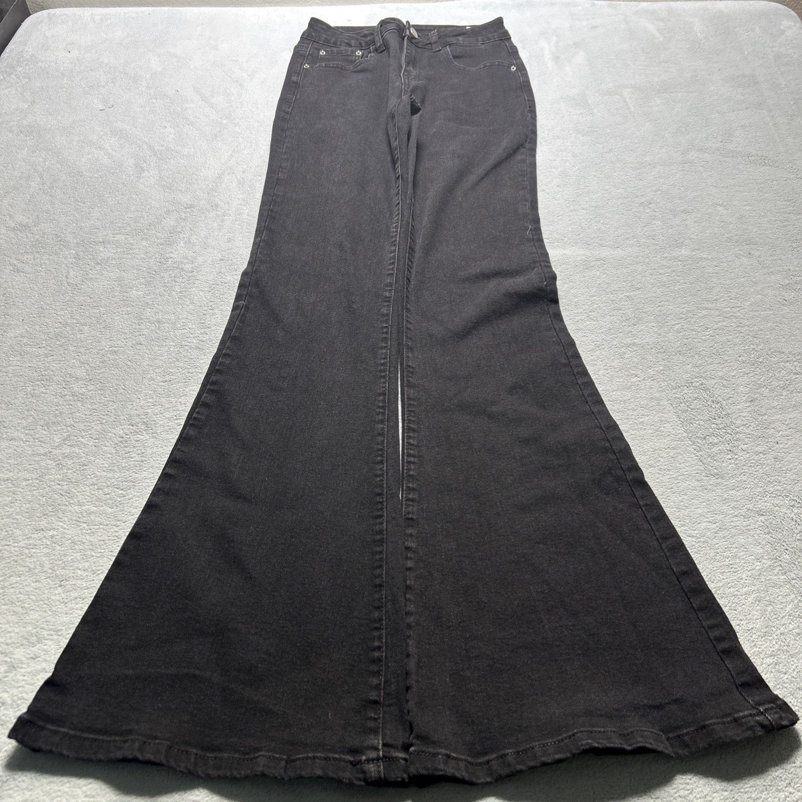 7 For All Mankind 2000s Dojo Beyond Baggy Jean 24x32 Super Flare Bell Bottom Size 24" / US 00 / IT 34 - 1 Thumbnail