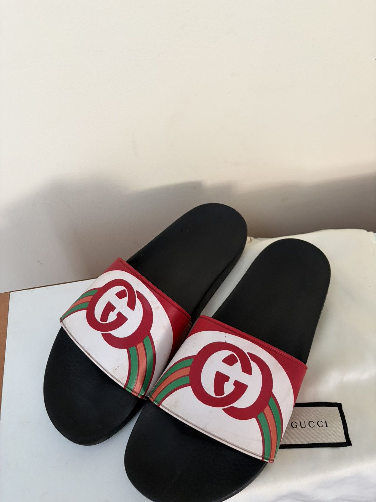 Gucci Gucci Slides Size 12 Size US 12 / EU 45 - 1 Thumbnail