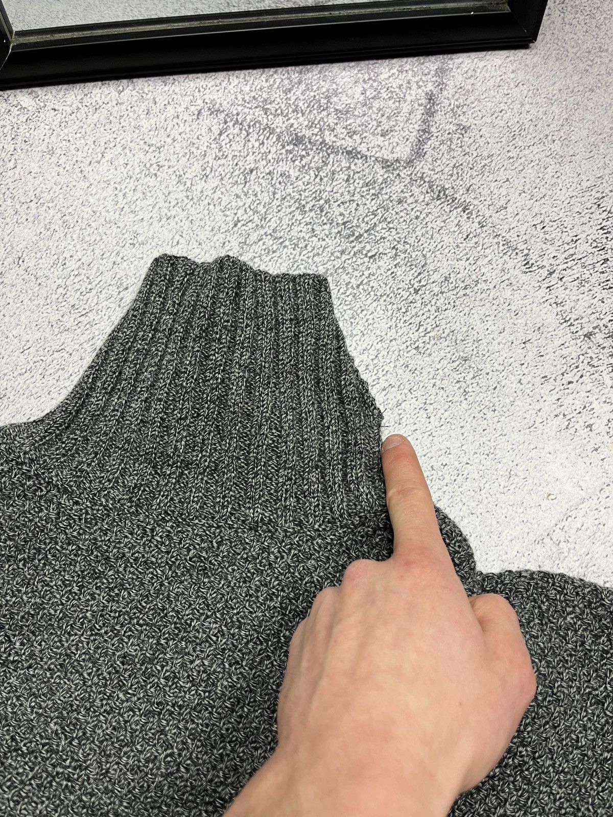 Lacoste Vintage Lacoste Geometric Knitted Sweater Turtleneck Wool Size US M / EU 48-50 / 2 - 12 Thumbnail