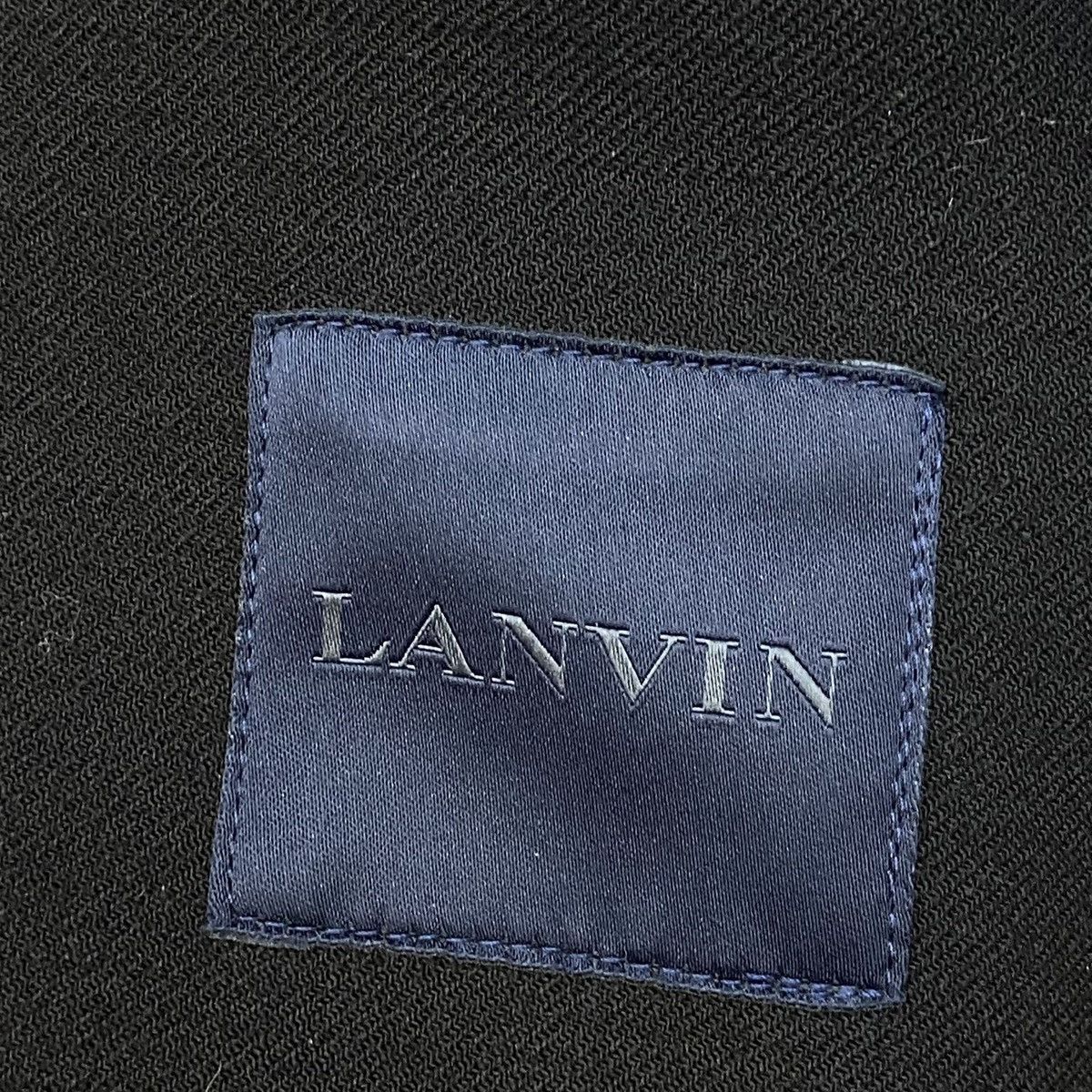 Lanvin Lanvin Navy and Black Colorblock Wool Bomber Jacket Size US S / EU 44-46 / 1 - 4 Thumbnail