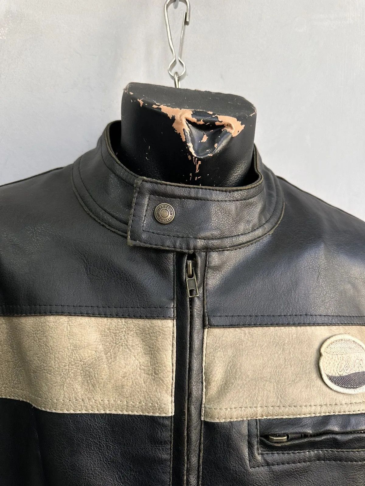 Boris Bidjan Saberi Vintage Leather Jacket Cropped Racing Schott Harley Davidson Size US M / EU 48-50 / 2 - 7 Thumbnail