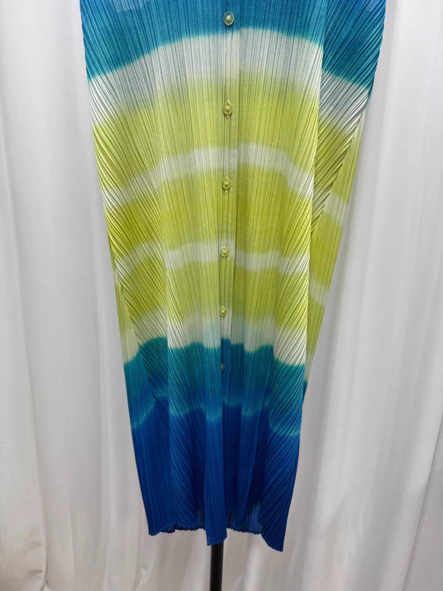 Issey Miyake Issey miyake pleats please Gradient Colorblock Dress K20 Size M / US 6-8 / IT 42-44 - 3 Thumbnail