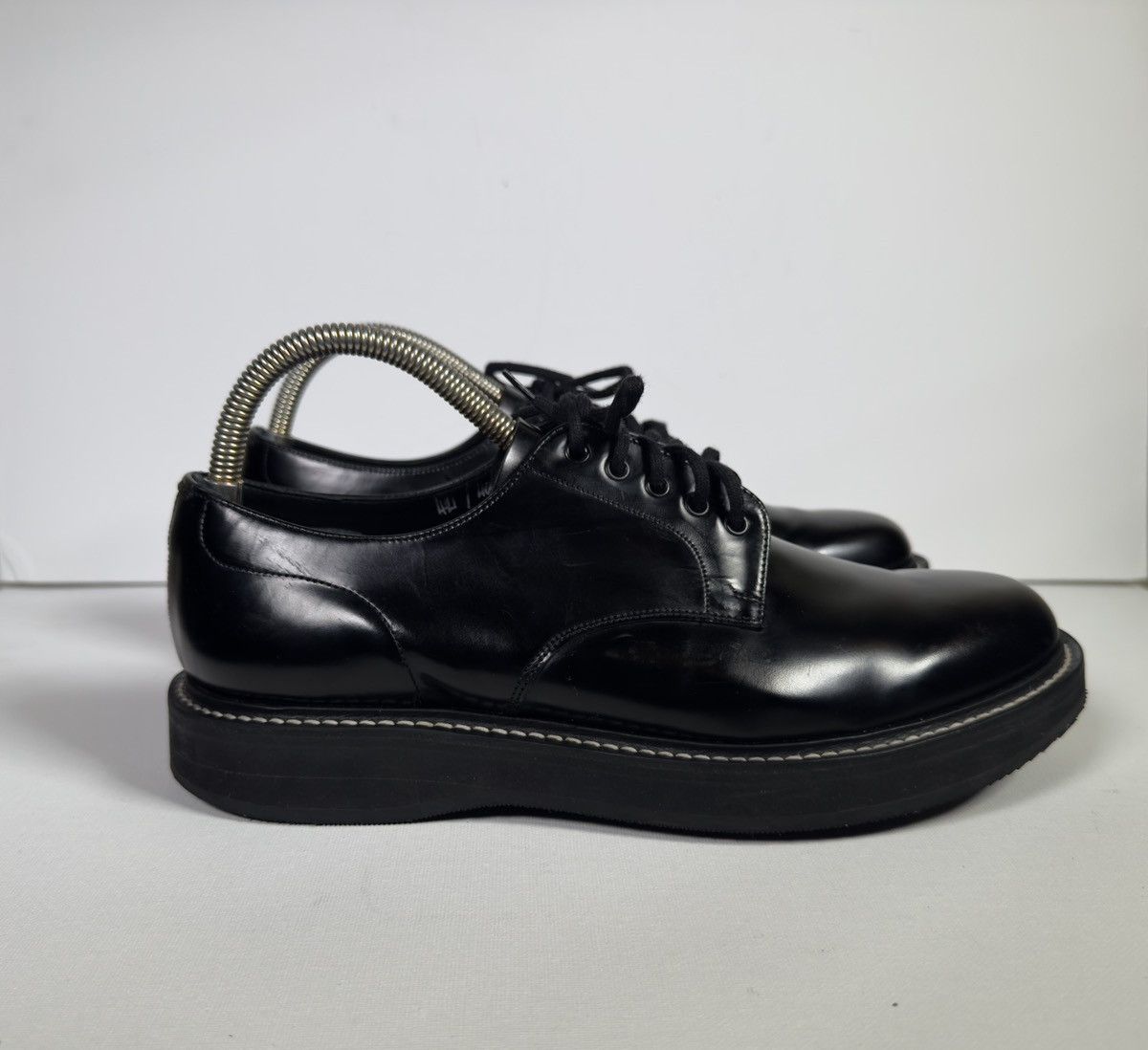 Church's Leyton 5 Black Rois Calf Shoes Size 6 Fit F