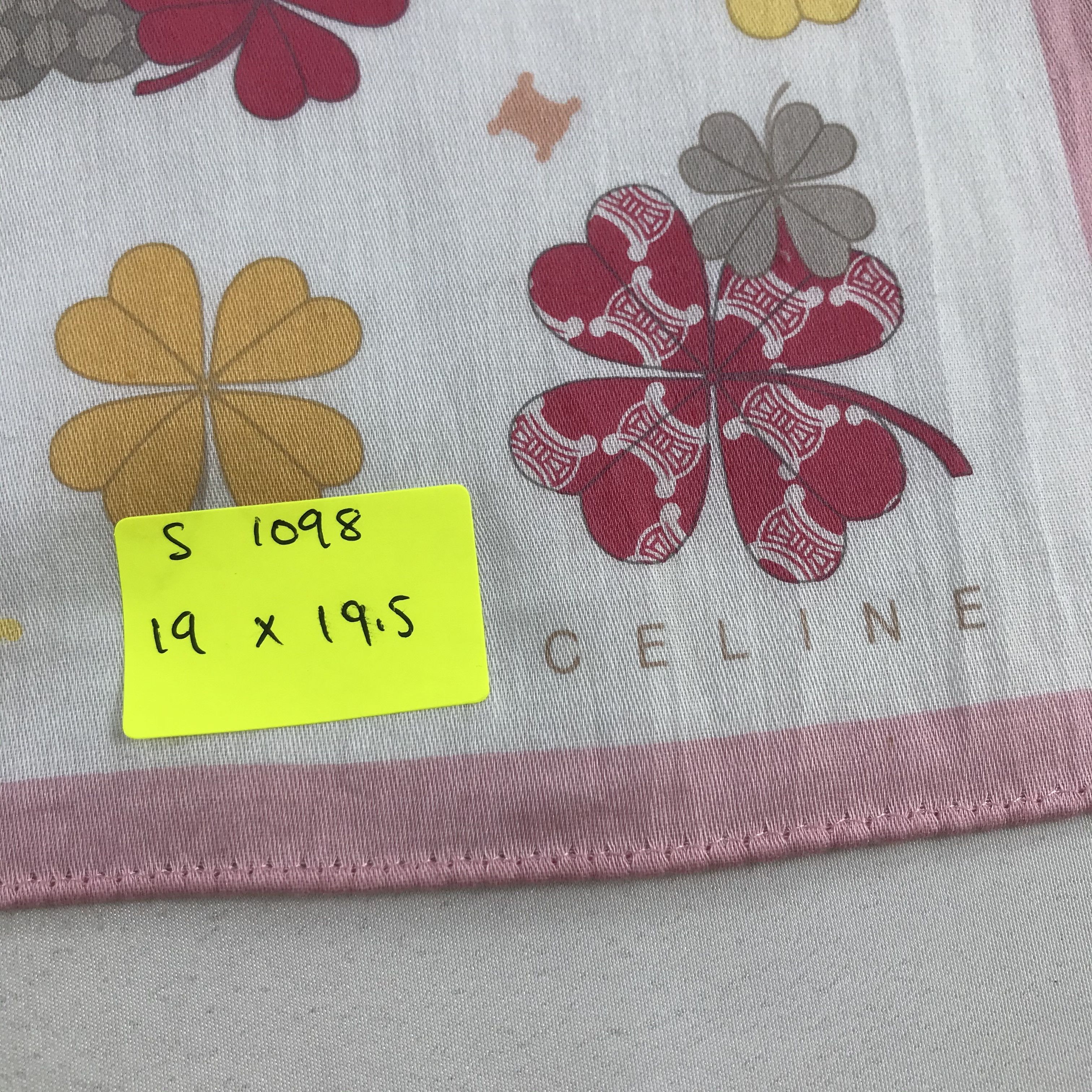 Celine × Vintage Celine Bandana / Handkerchief / Neckerchief - S1098 Size ONE SIZE - 5 Thumbnail