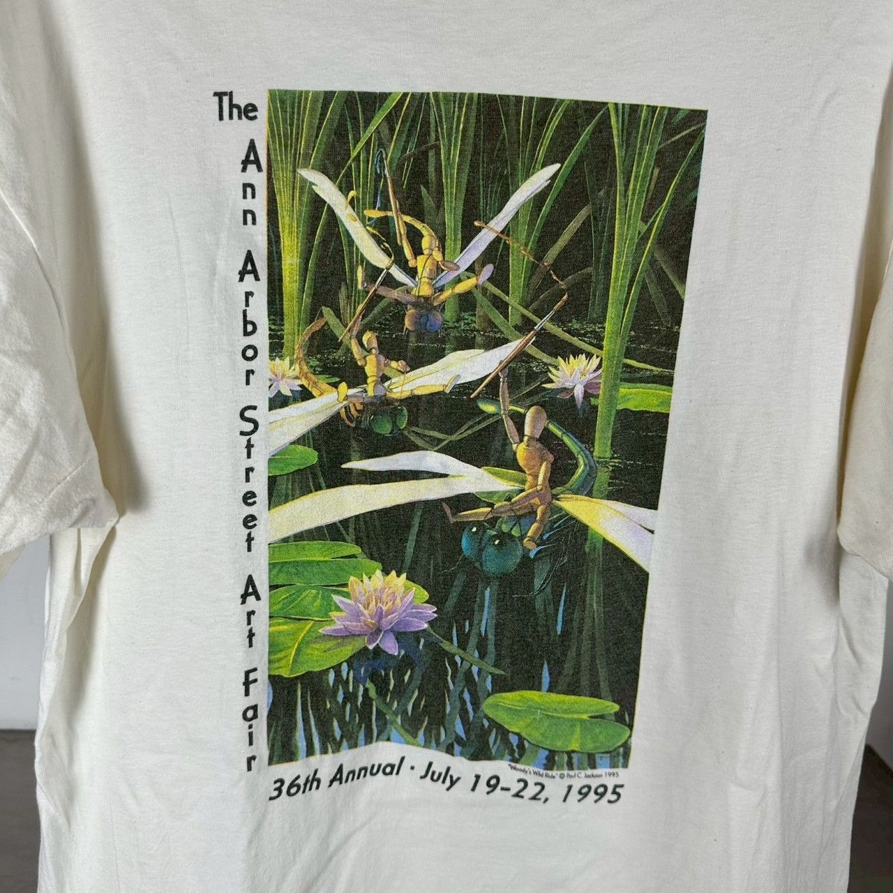 Hanes × Vintage Vintage 1995 Woody's Wild Ride Ann Arbor Street Art Fair Tee Size US XL / EU 56 / 4 - 7 Thumbnail