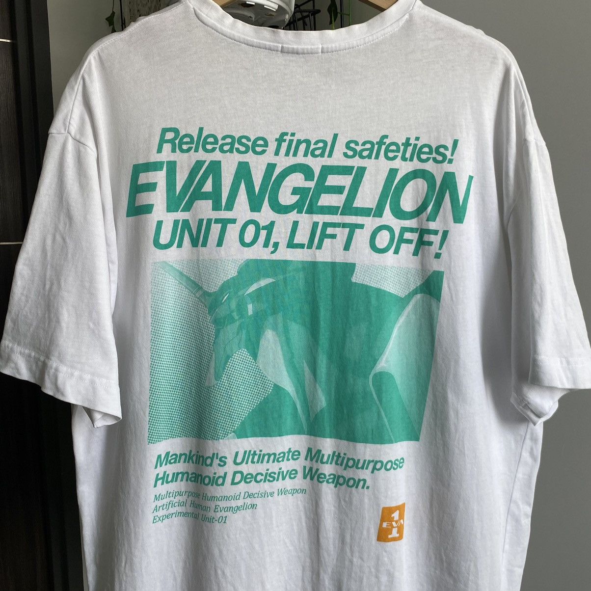 Anime Evangelion Test Type 1 Neon Genesis Anime ERD GRUNGE TEE Size US XL / EU 56 / 4 - 2 Thumbnail