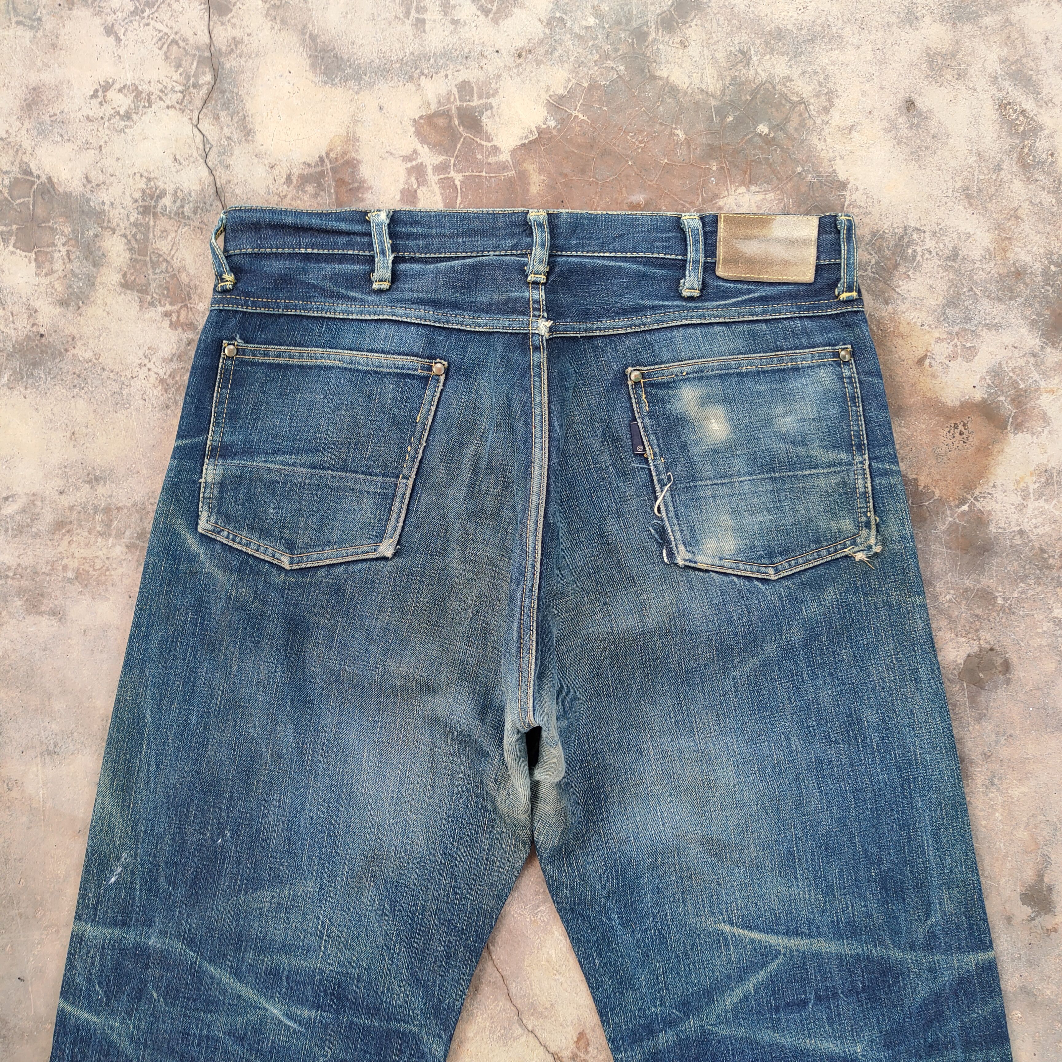 ABAHOUSE VINTAGE ABAHOUSE RUSTY SELVEGE FADED JEANS DENIM PANTS Size US 36 / EU 52 - 12 Thumbnail