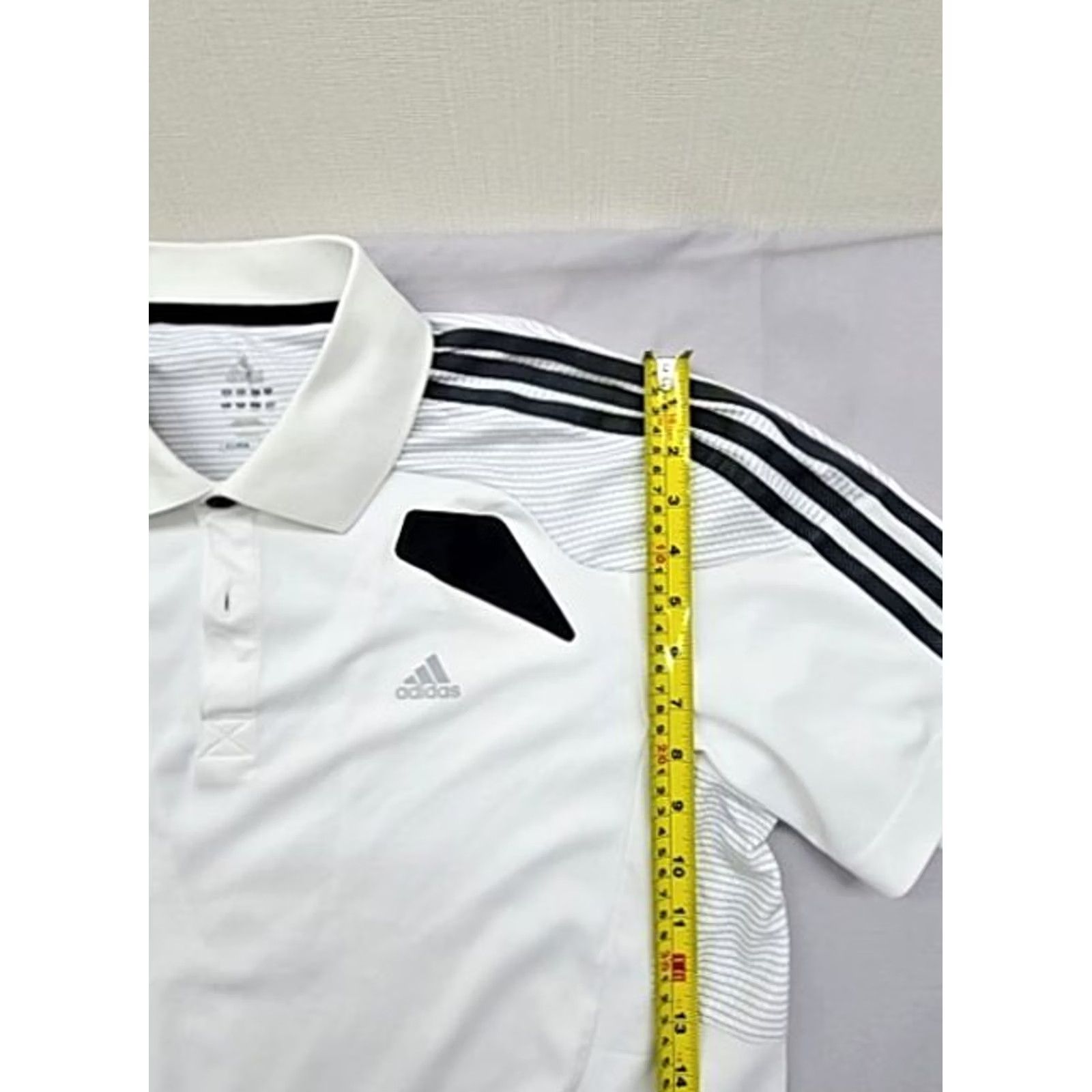 Adidas Adidas Climacool White Striped Polo Shirt Short Sleeve Fitted Men’s XS-XL Polo shirt White Climacool Sports Button Shirt Size US L / EU 52-54 / 3 - 7 Thumbnail
