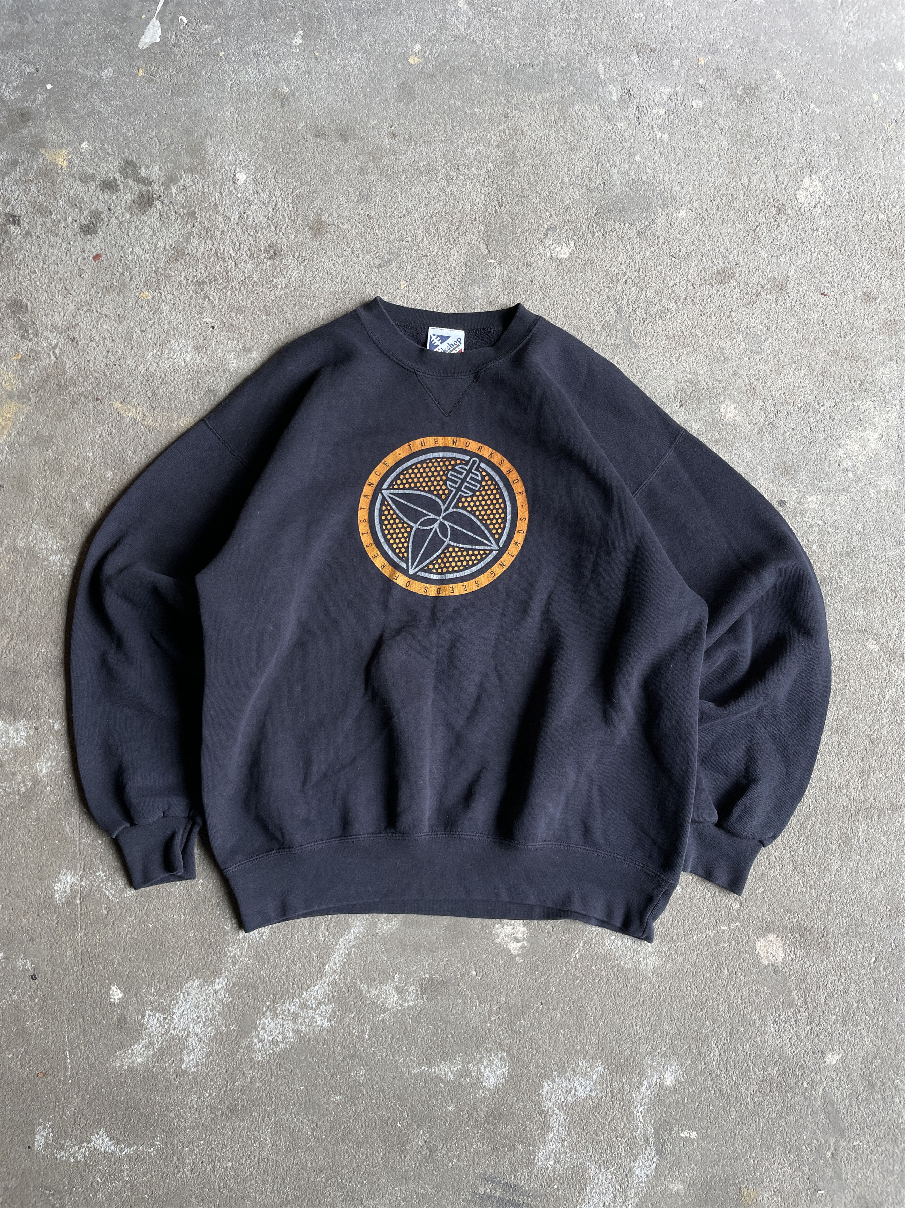 トップス 90s alien workshop sweatshirt fade black トップス 90s alien workshop sweatshirt fade black Vintage