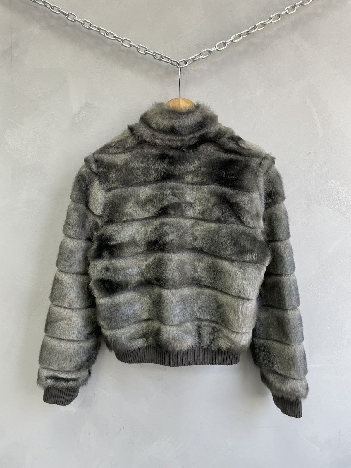 If Six Was Nine Rare fur bomber jacket if six was nine style cropped y2k Size S / US 4 / IT 40 - 10 Thumbnail