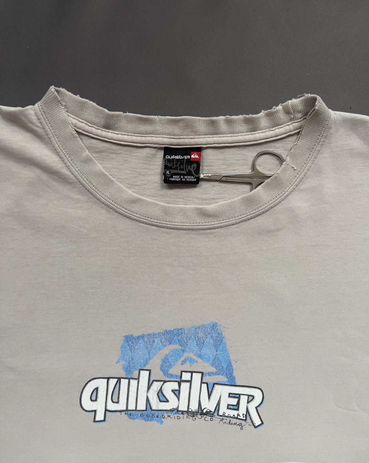 Quicksilver 90S Quiksilver Big Logo Vintage Y2K Oversized Retro T-Shirt Size US XL / EU 56 / 4 - 9 Thumbnail