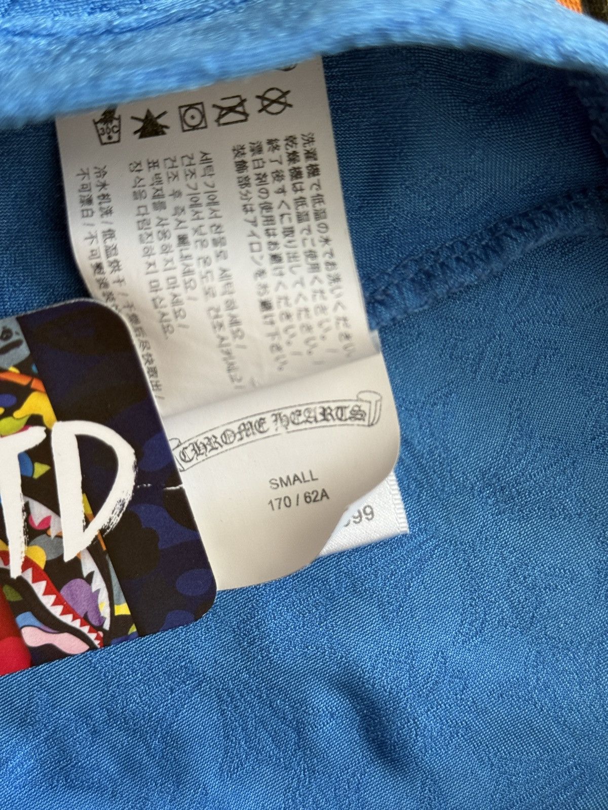 Chrome Hearts Chrome Hearts Womens Blue Monogram Biker Shorts Size 28" / US 6 / IT 42 - 7 Thumbnail