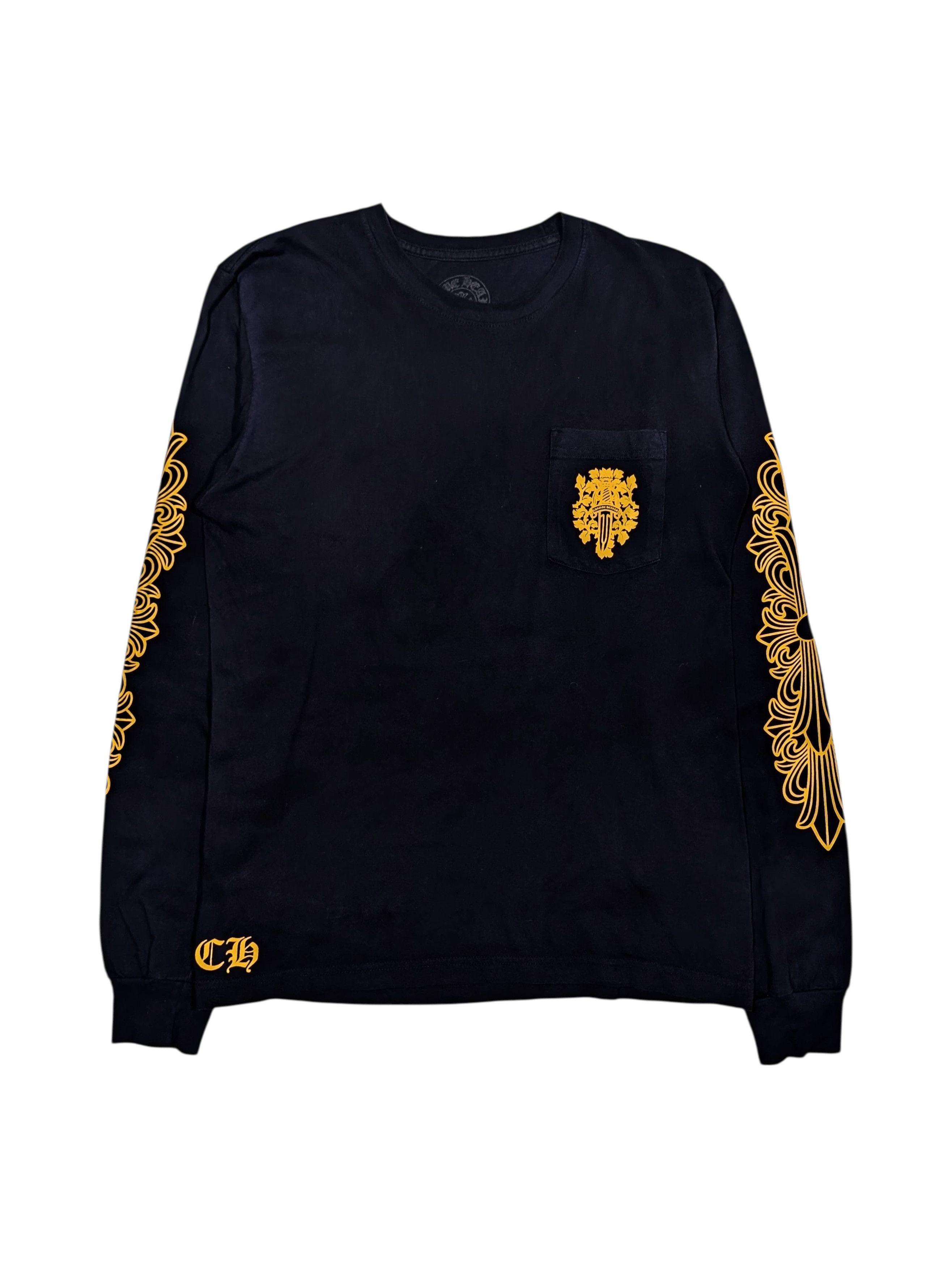 Chrome Hearts Chrome Hearts V89 Dagger L/S T-Shirt Navy