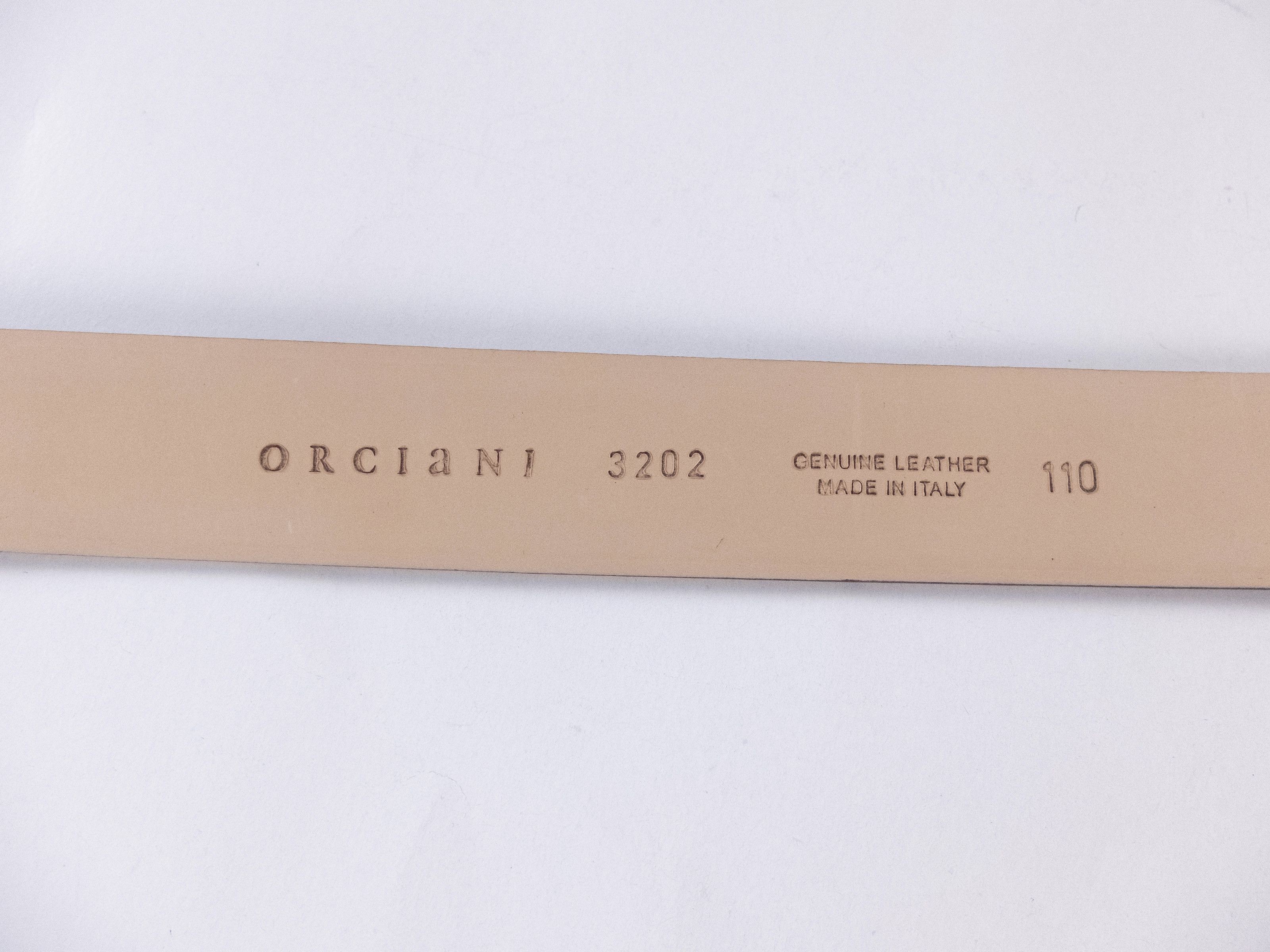 Orciani ORCIANI brown leather belt 110 defects (for size 42 waist) Size 42 - 7 Thumbnail