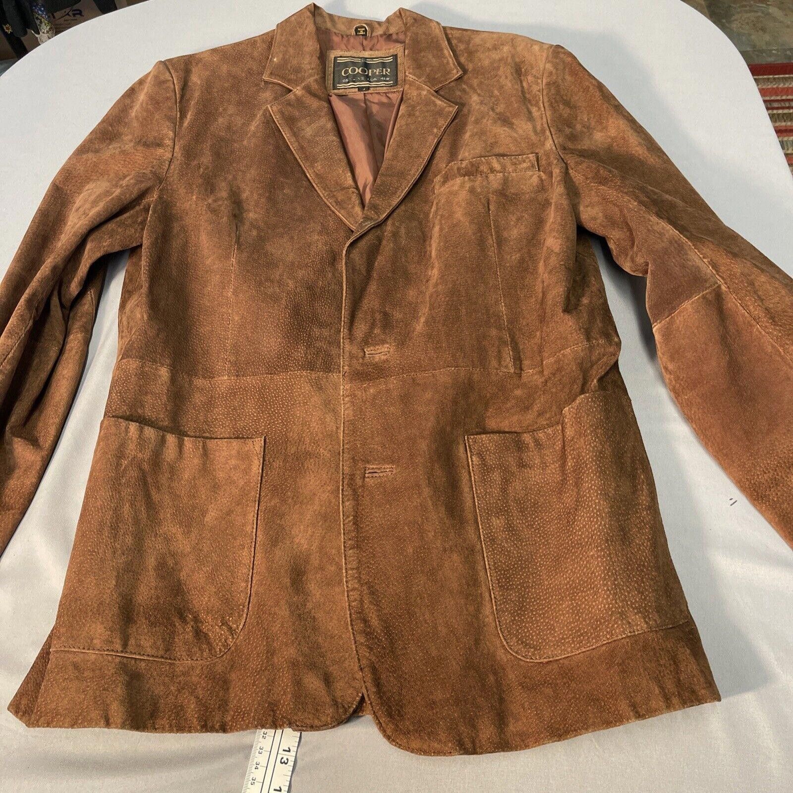 Cooper Leather Cooper Brown Jacket. SEE DESCRIPTION Size XL / US 12-14 / IT 48-50 - 1 Thumbnail