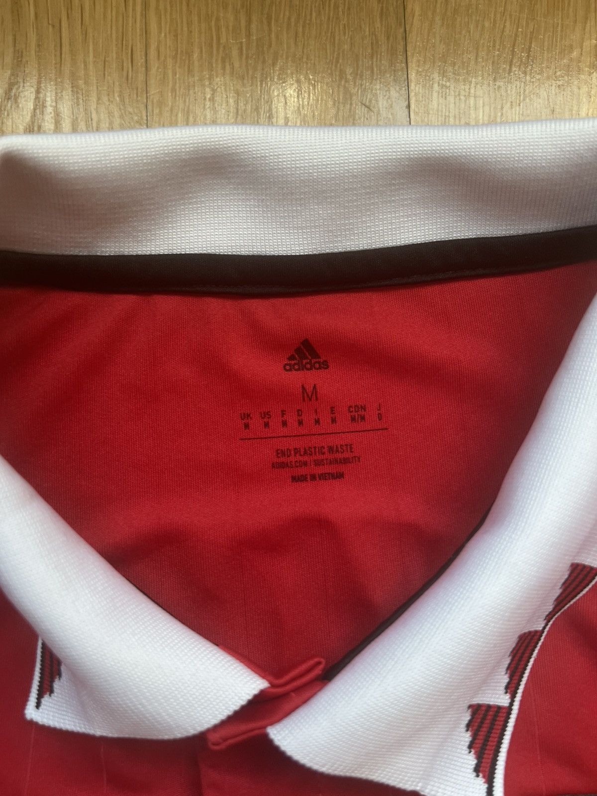 Adidas 2022 Manchester United Adidas Soccer Jersey 27 Weghorst Size US M / EU 48-50 / 2 - 4 Thumbnail