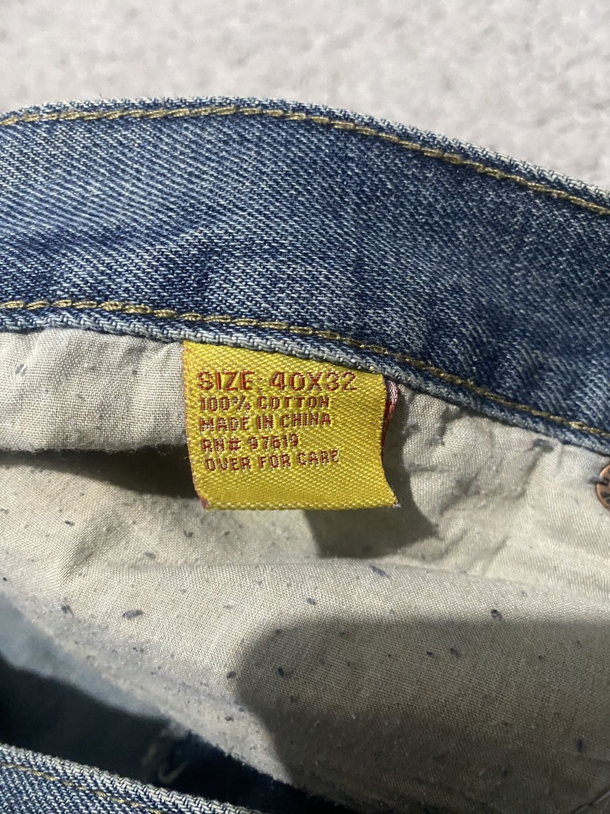 FUSAI × Japanese Brand × Vintage FUSAI Japanese Denim Pants y2k baggy drip Archive jeans Size US 40 / EU 56 - 20 Thumbnail