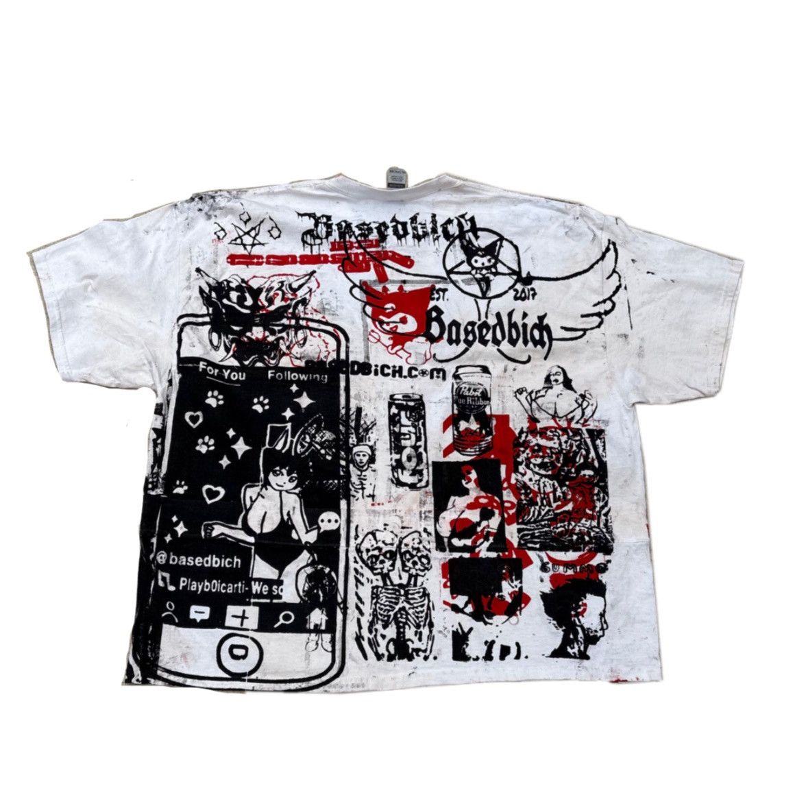 Other Basedbich Chaos cropped Tee – 1 of 1 (2xl) Size US XXL / EU 58 / 5 - 2 Thumbnail