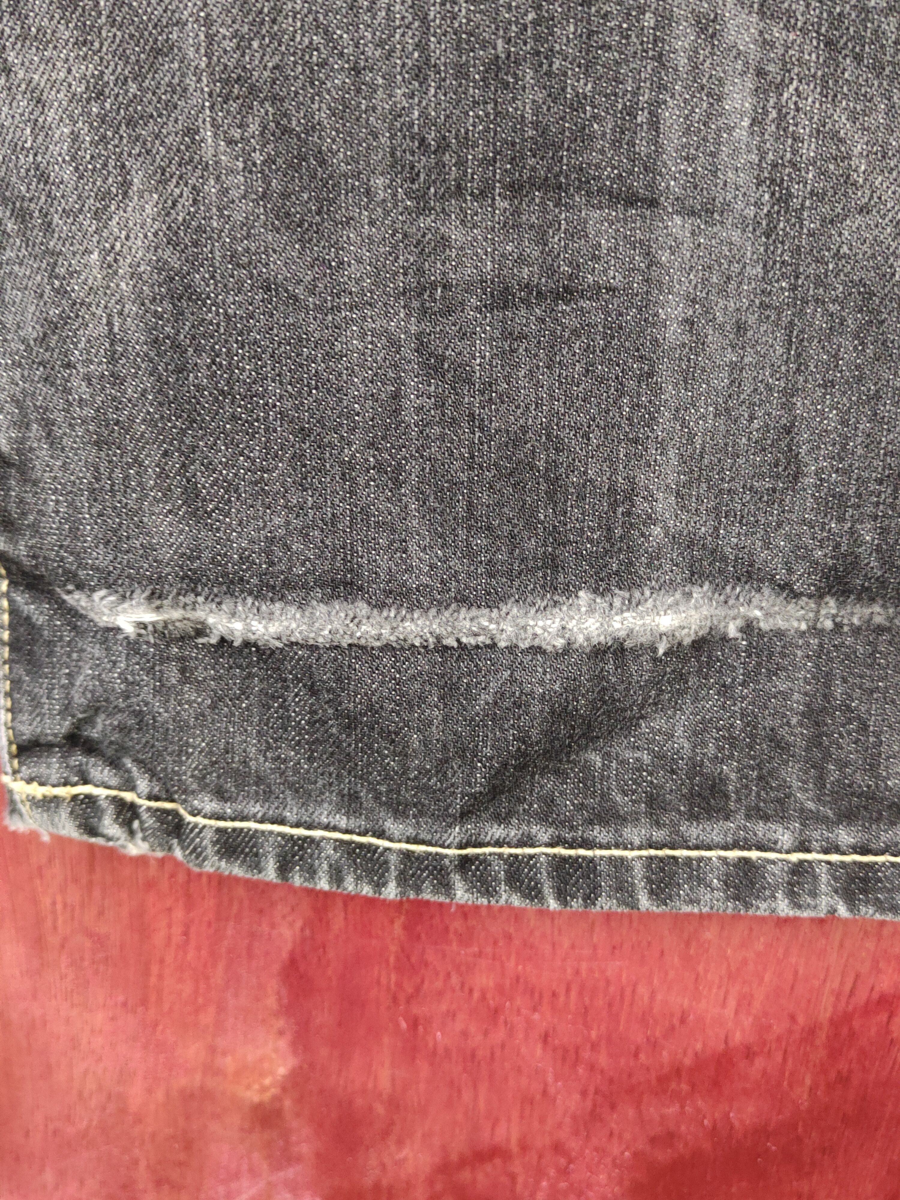 Japanese Brand Uniqlo Black Faded distressed ripped jeans Denim #S1604 Size US 30 / EU 46 - 6 Thumbnail