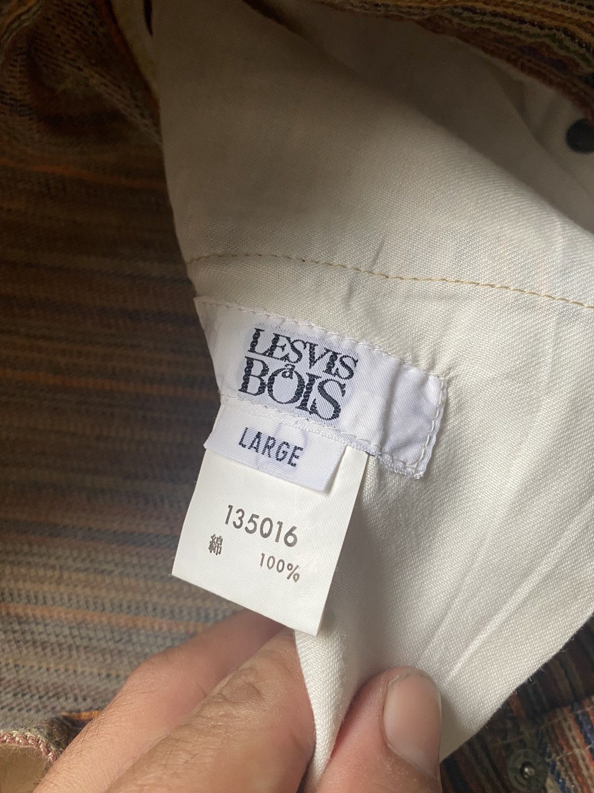 If Six Was Nine × Japanese Brand Lesvis Bois Stripe Pants Size US 34 / EU 50 - 7 Thumbnail