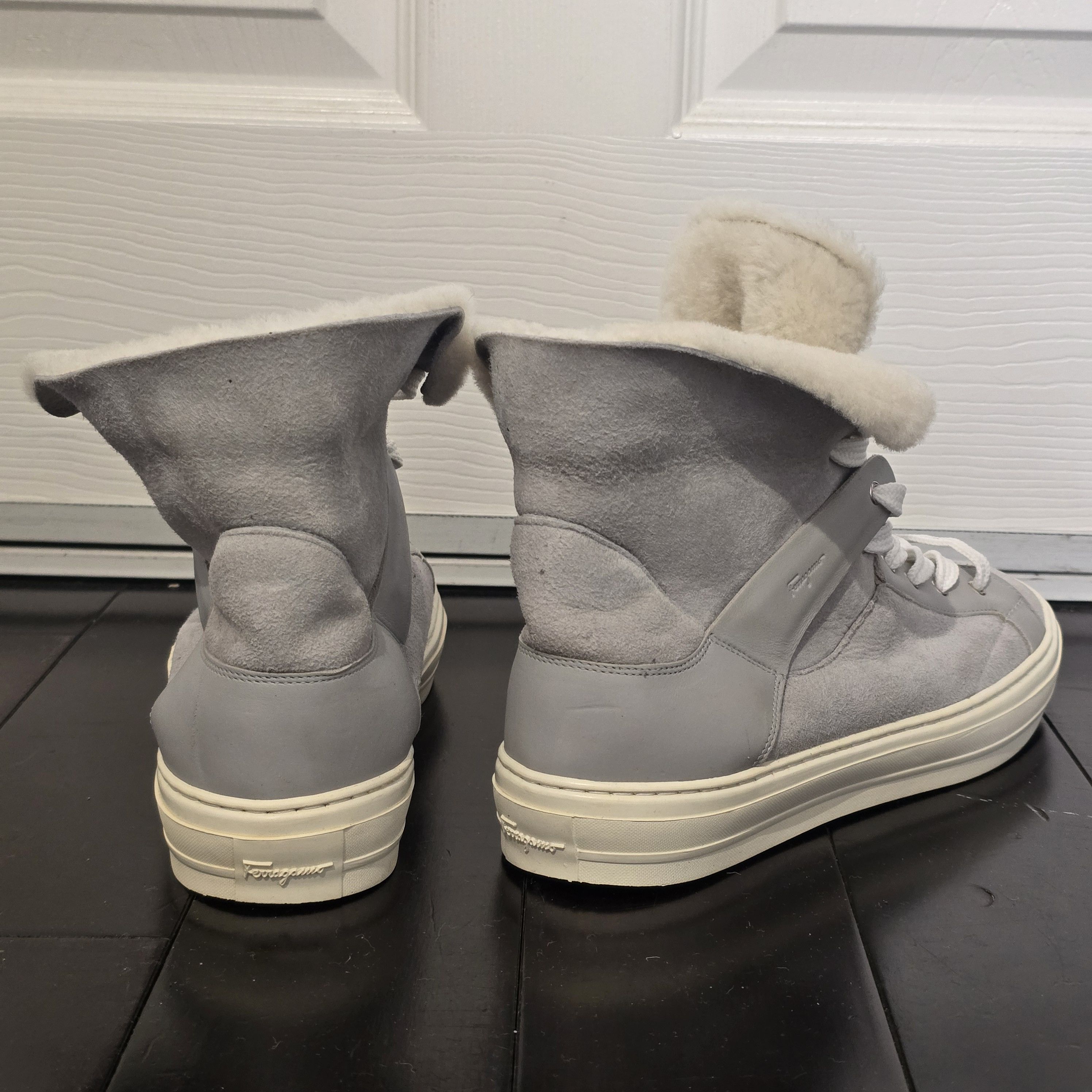 Salvatore Ferragamo Nisia shearling suede hi-tops Size US 9 / IT 39 - 5 Thumbnail