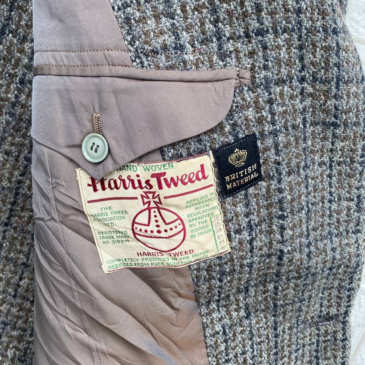 Harris Tweed × Vintage Harris Tweed X Silver Arrow X Takashimaya Wool Coat Blazer Size US L / EU 52-54 / 3 - 5 Thumbnail