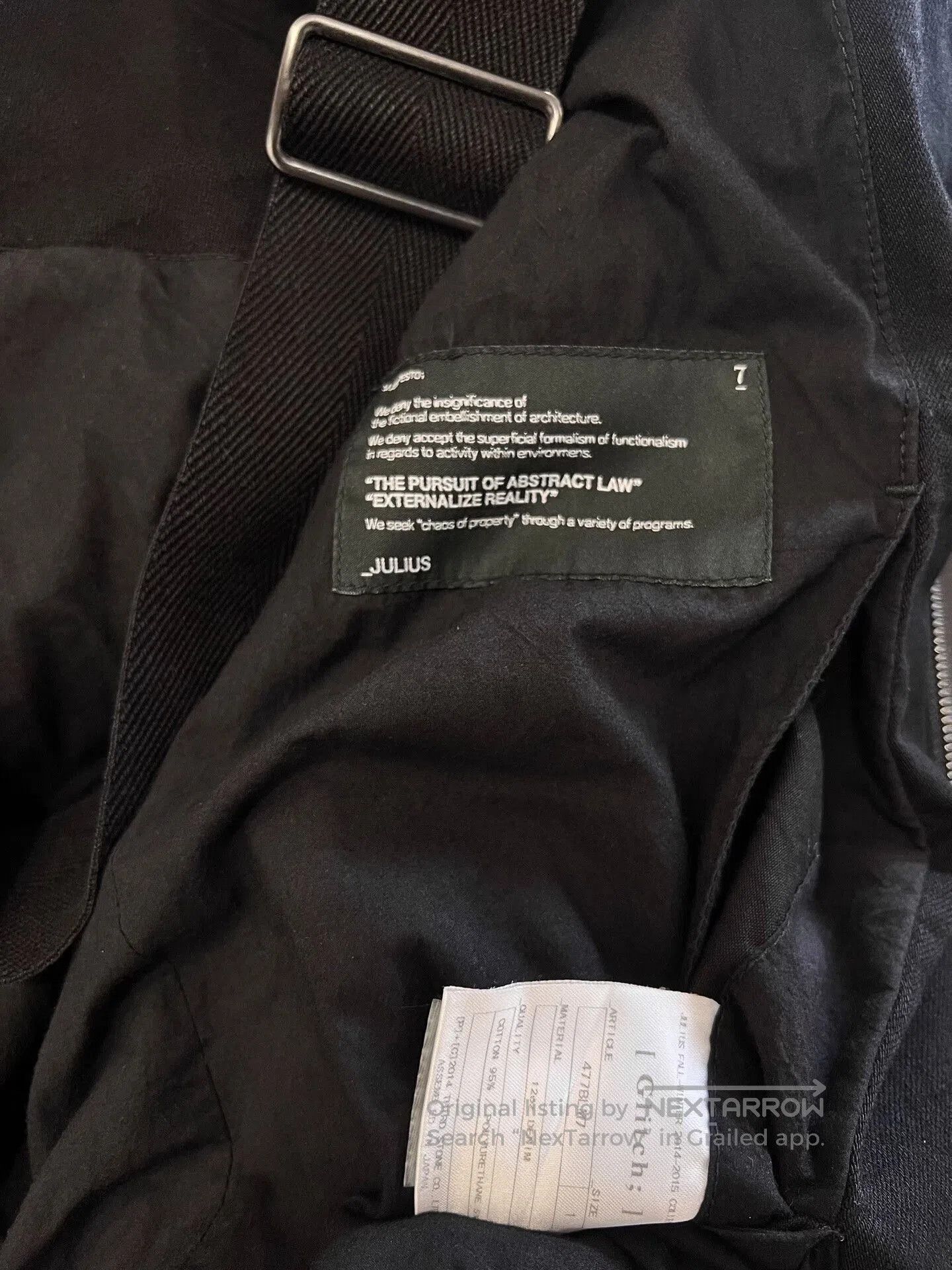 Julius Julius 7 High Neck Denim Jacket. Size US M / EU 48-50 / 2 - 9 Thumbnail