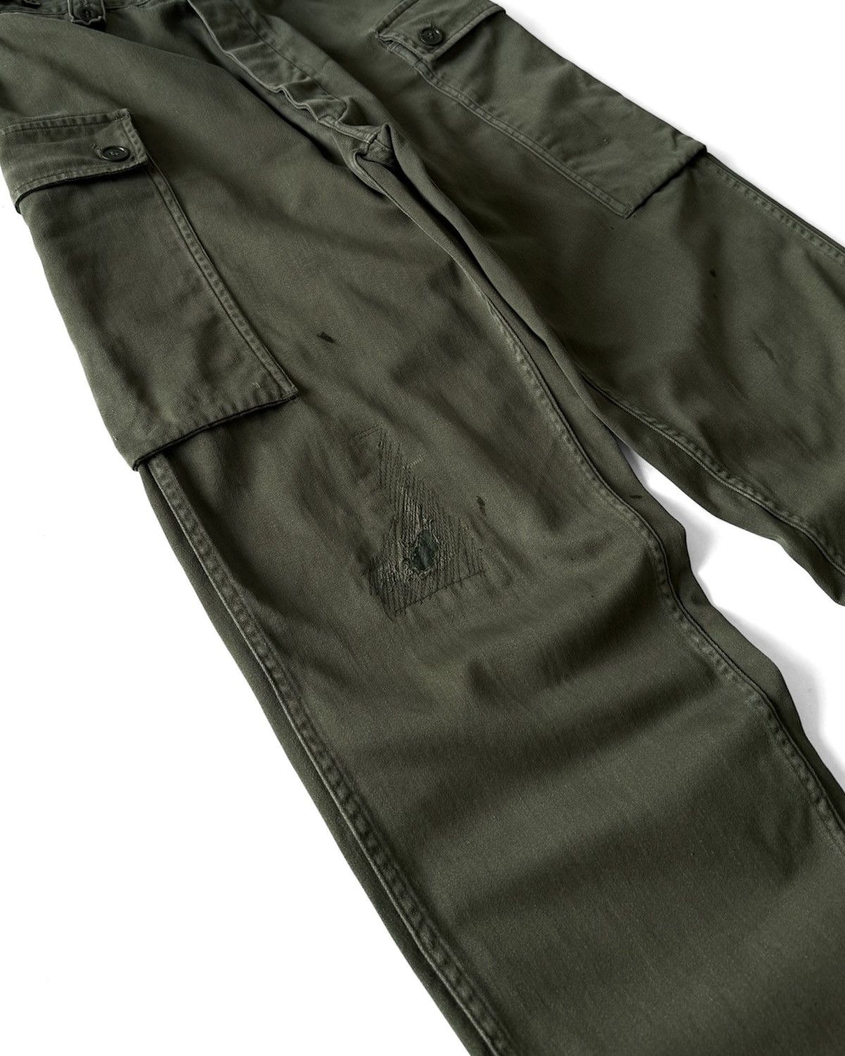 Vintage VINTAGE 70s DUTCH ARMY MILITARY CARGO PANTS Size US 28 / EU 44 - 10 Thumbnail